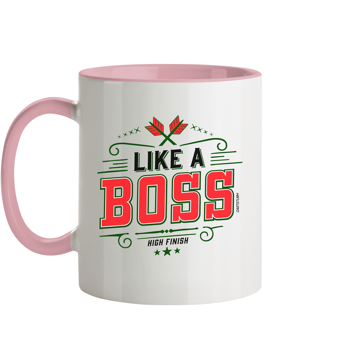 DartSturm - Like a Boss Red - Tasse zweifarbig DartSturm - Like a Boss Red - Tasse zweifarbig