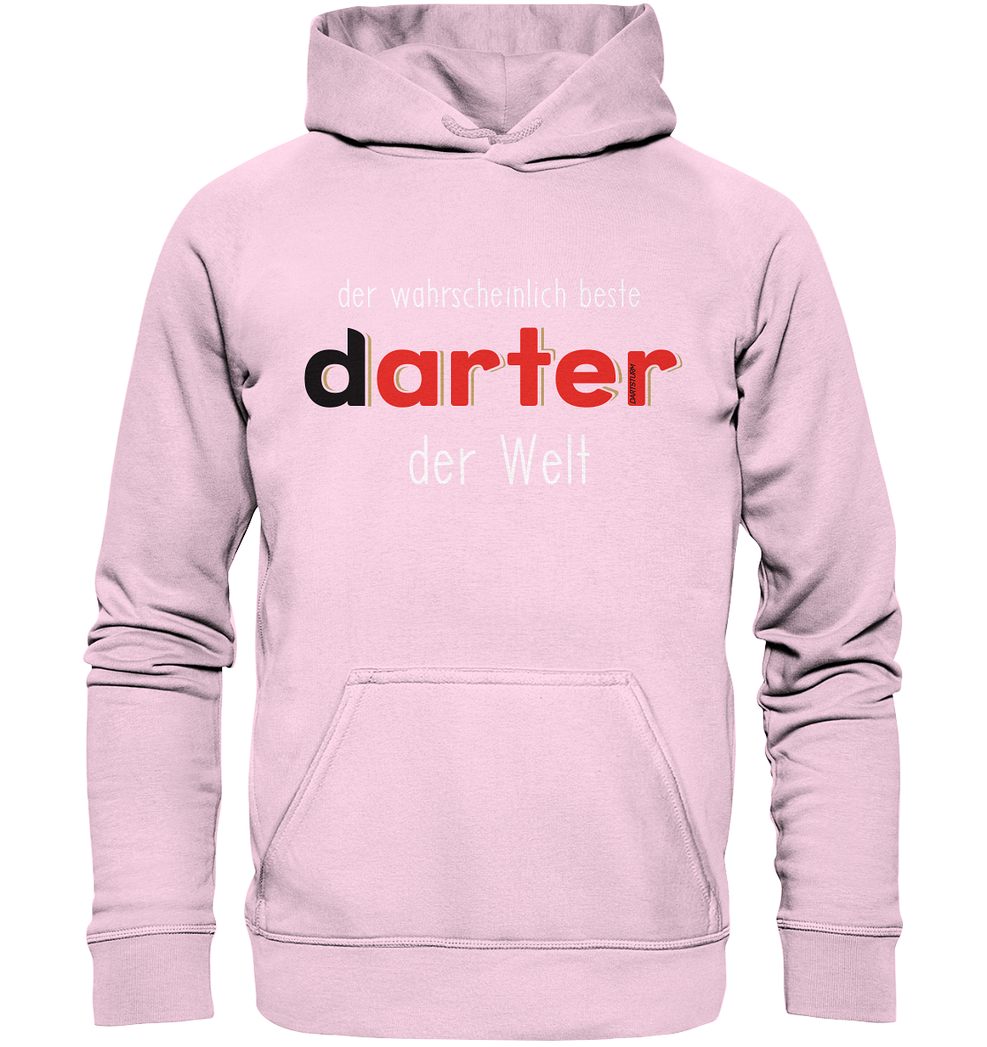DartSturm - Der wahrscheinlich beste darter der Welt Weiß - Basic Unisex Hoodie