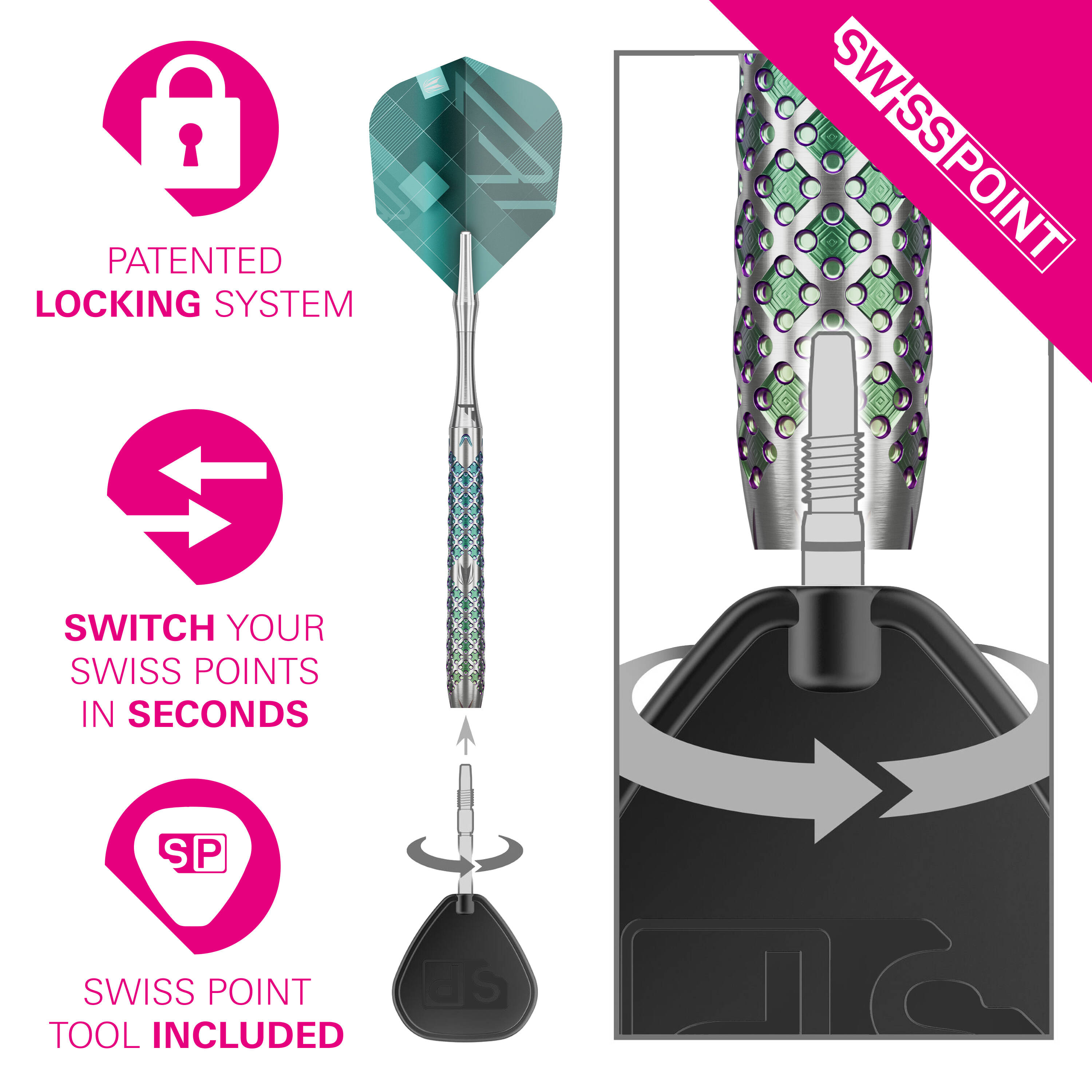 Target - Swiss Point - Rove 03 - Steeldart