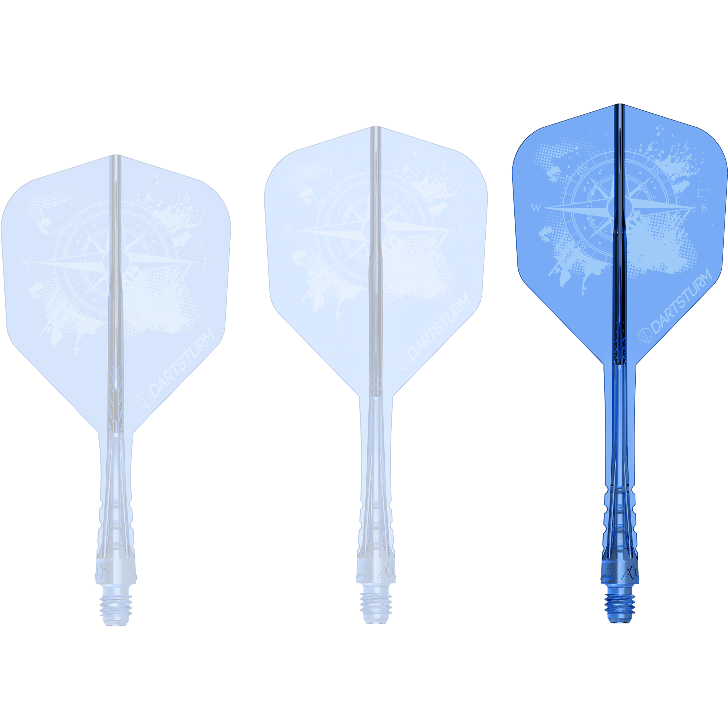 Mission - Force 90 Vortex Blau Transparent - Navigator - No6