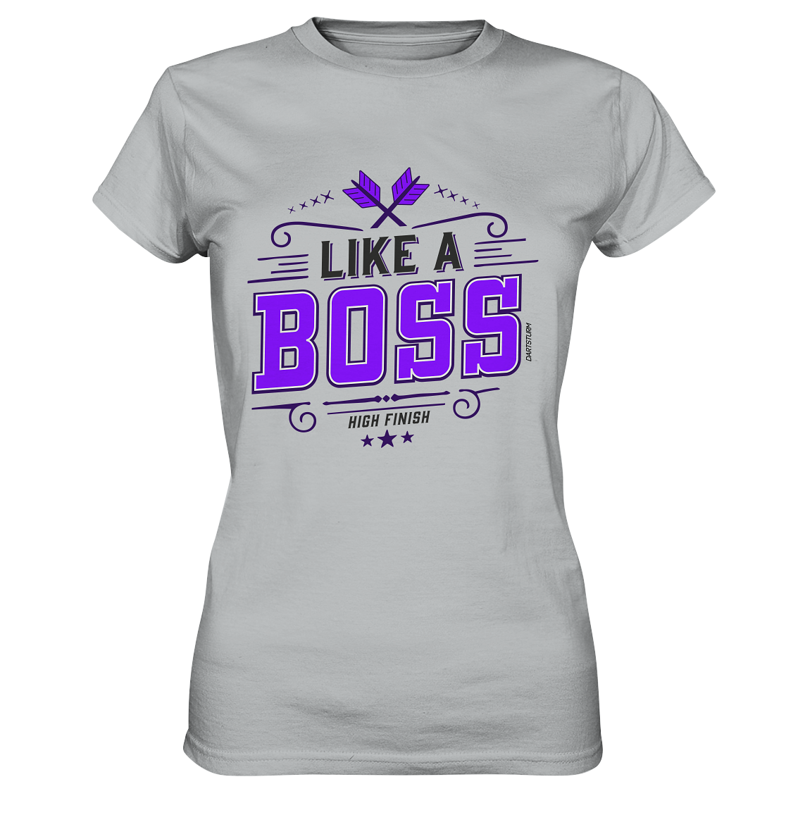 DartSturm - Like a Boss Purple - Ladies Premium Shirt DartSturm - Like a Boss Purple - Ladies Premium Shirt