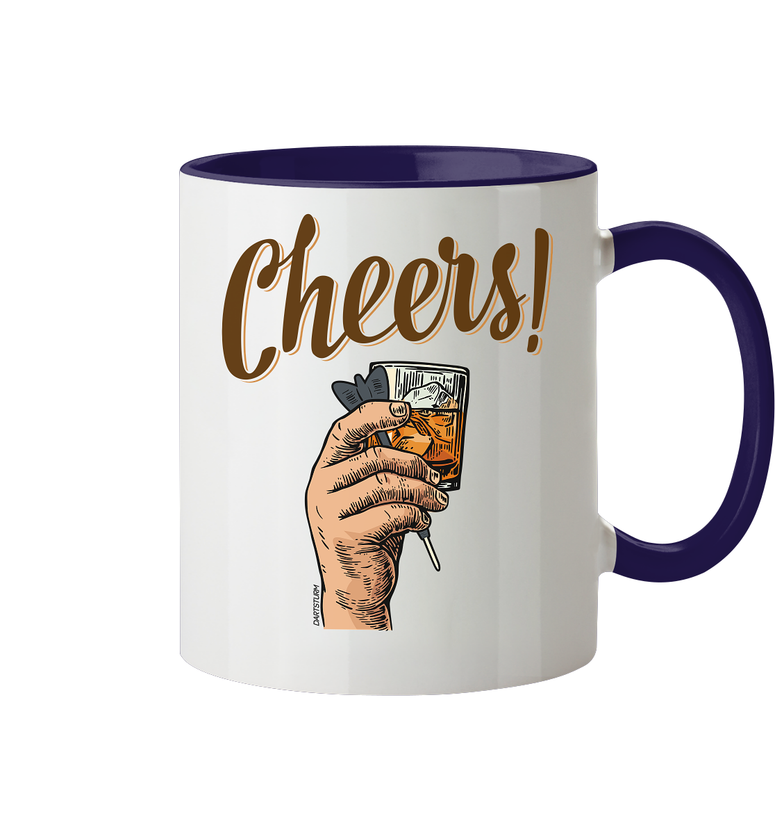 DartSturm - Cheers - Tasse zweifarbig