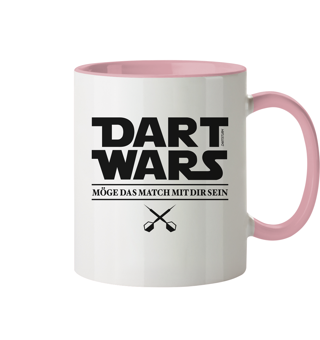 DartSturm - Dart Wars Schwarz - Tasse zweifarbig