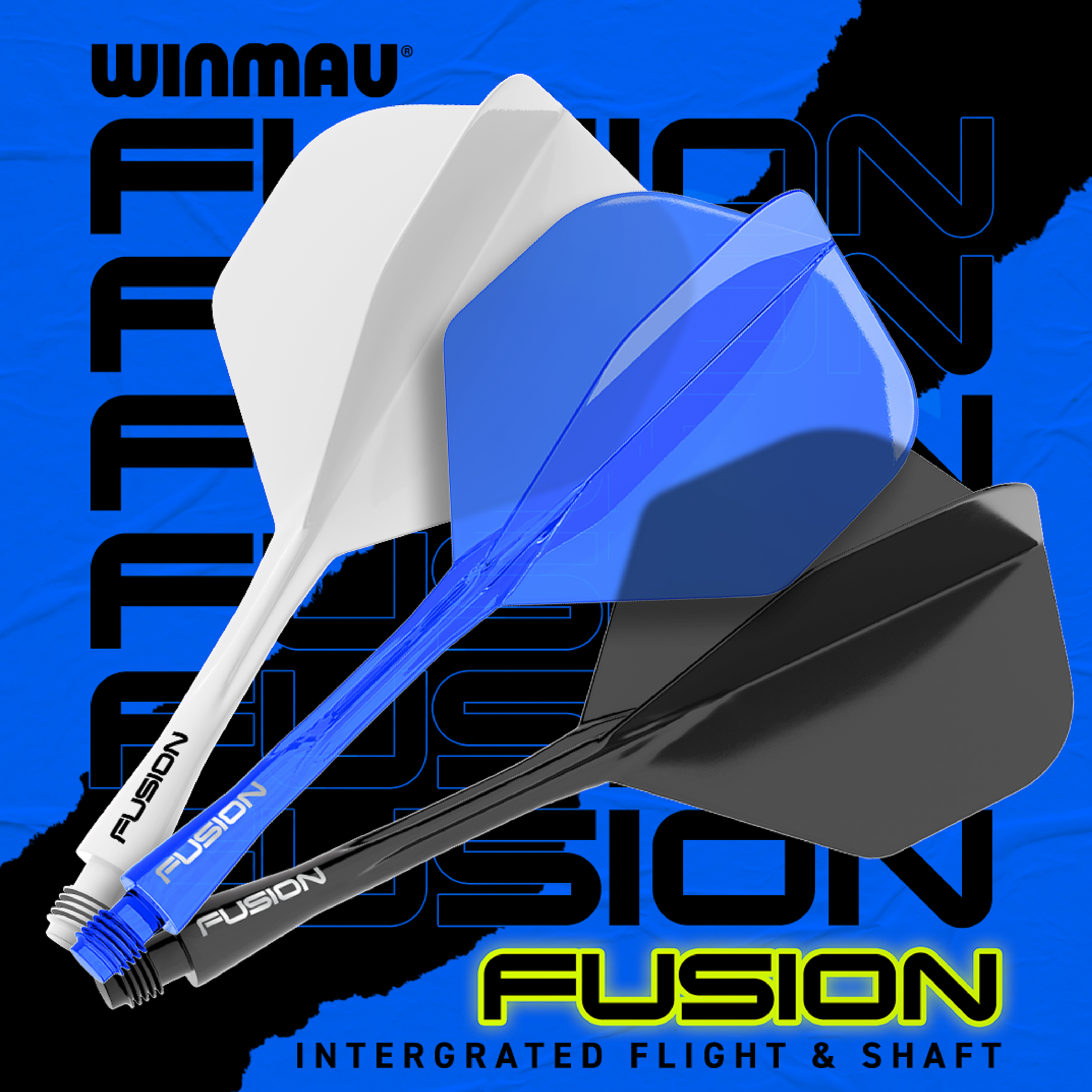 Winmau - Fusion Flightsystem - Blau