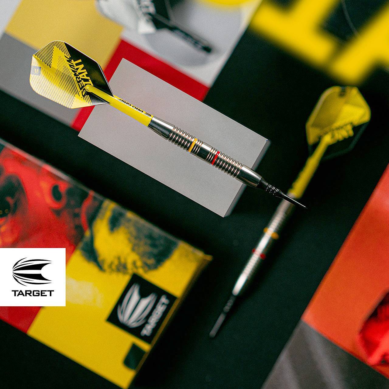 Target-Gabriel-Clemens-Brass-Softdart-Echtfoto Target - Gabriel Clemens Brass - Softdart