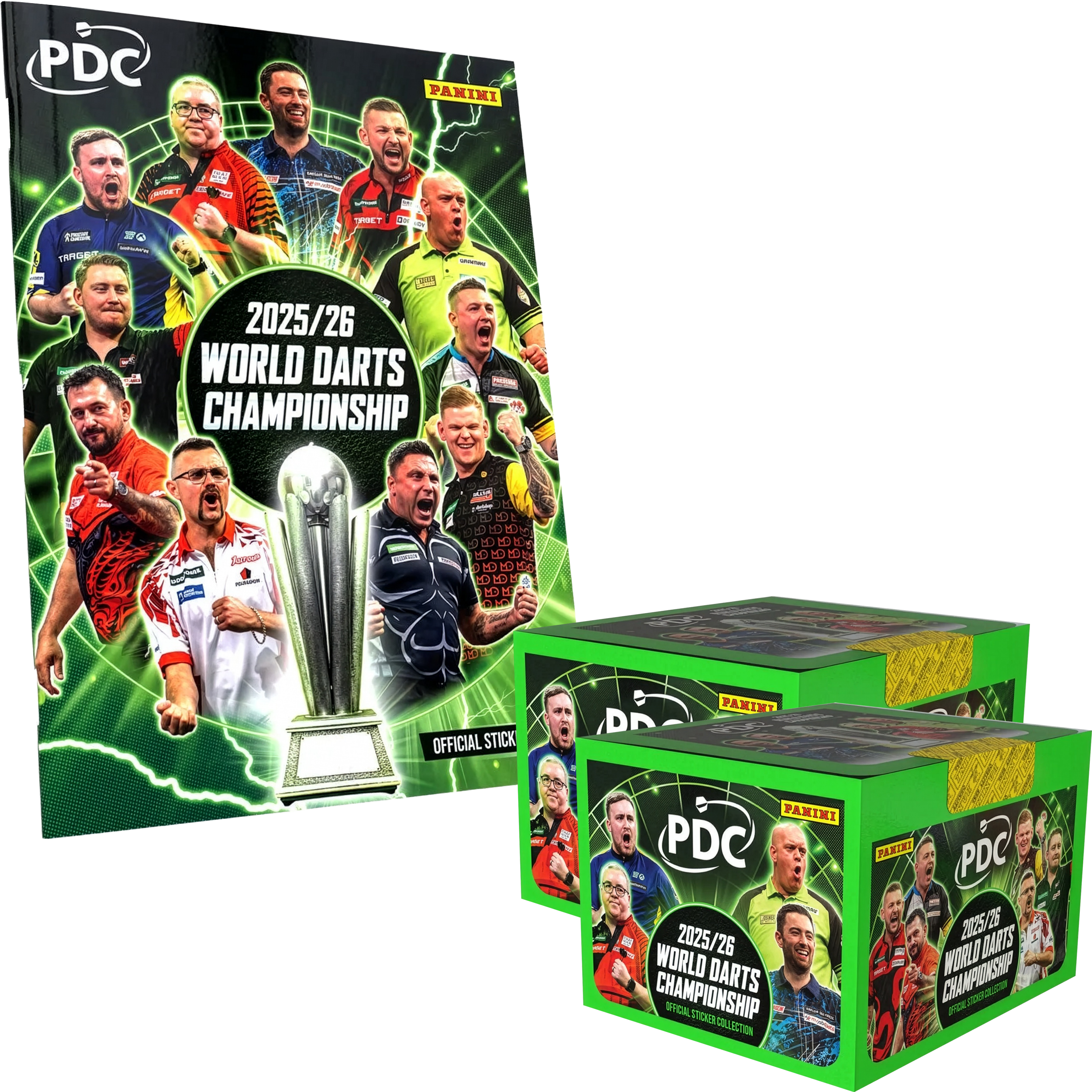 PDC World Darts Championship 2025/26 Sticker - Mega-Bundle PDC World Darts Championship 2025/26 Sticker - Mega-Bundle