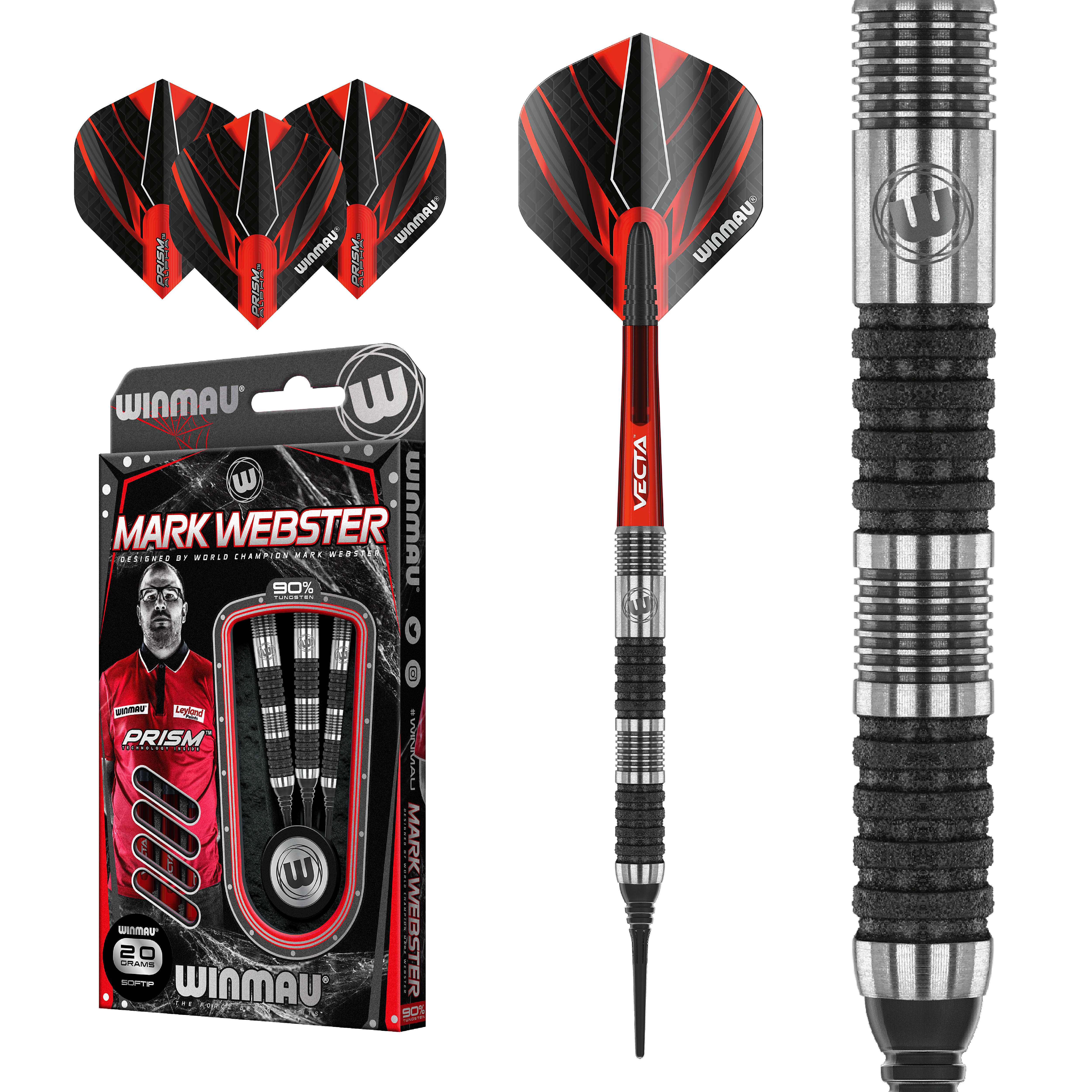 Winmau-Mark-Webster-Diamond-Softdart-Collage Winmau - Mark Webster Diamond - Softdart