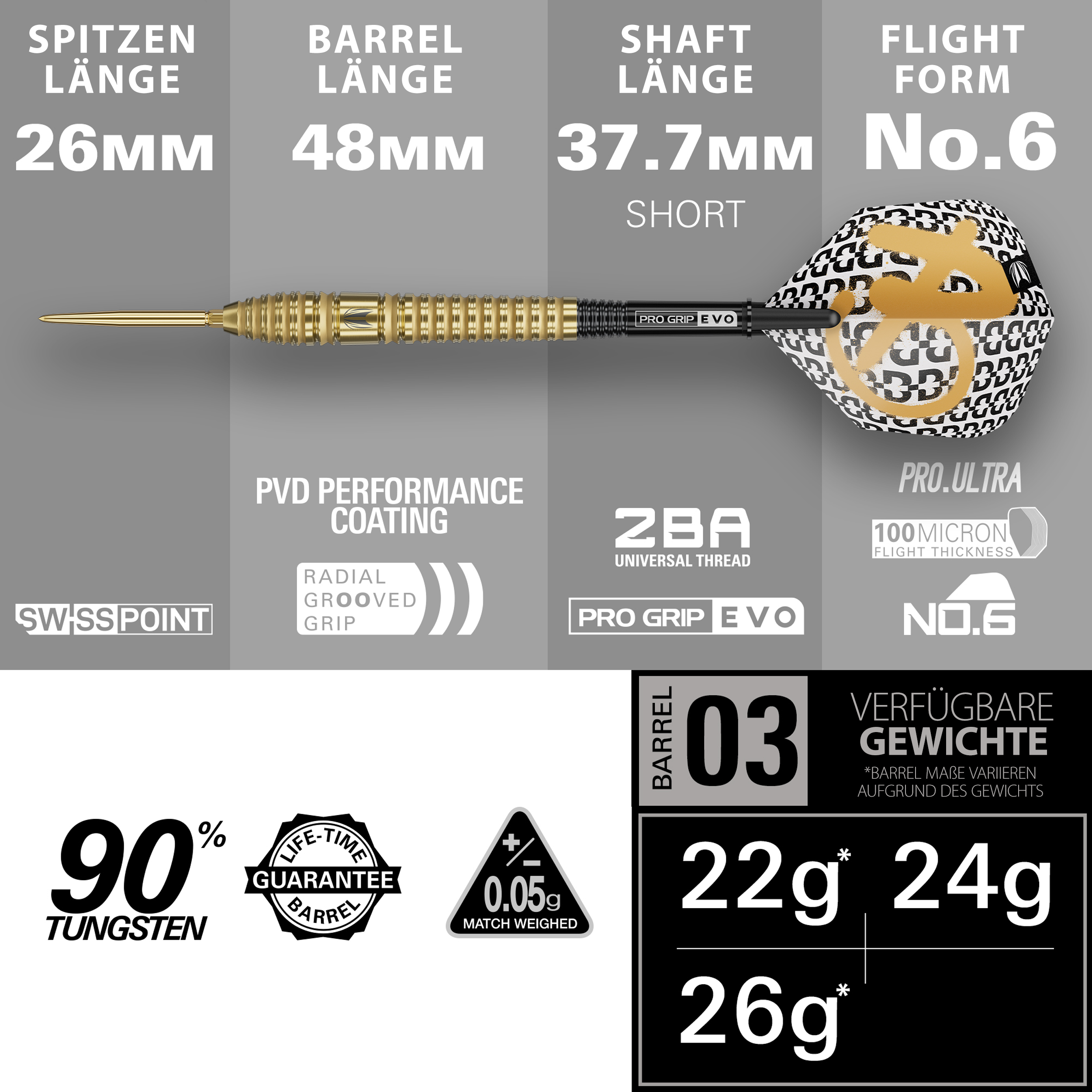 B-Ware | Target - Swiss Point - Bolide Envy 03 - Steeldart