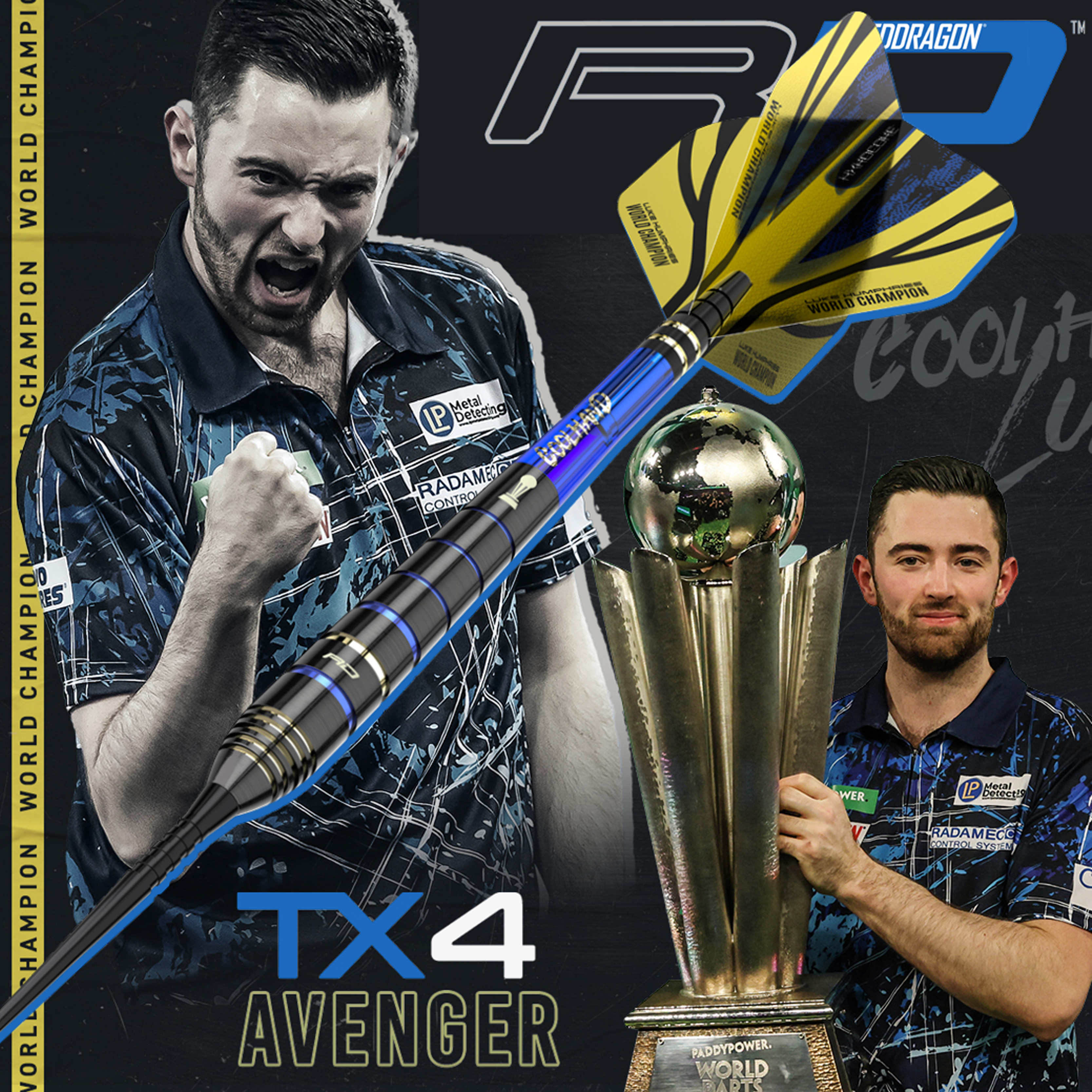 Red Dragon - Luke Humphries TX4 Avenger - Softdart Red Dragon - Luke Humphries TX4 Avenger - Softdart