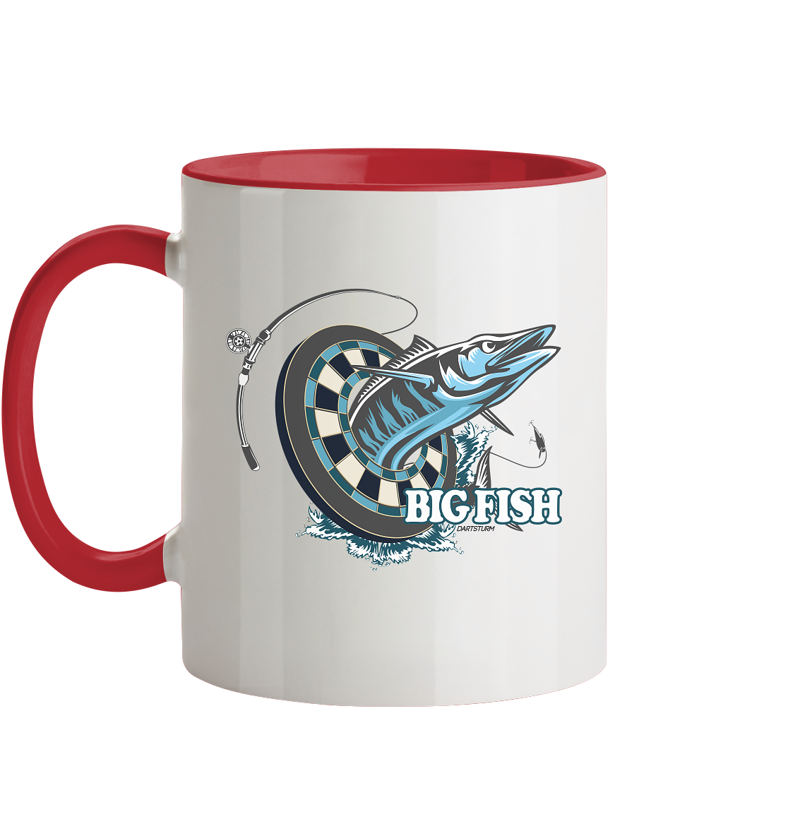 DartSturm - Big Fish - Tasse zweifarbig DartSturm - Big Fish - Tasse zweifarbig