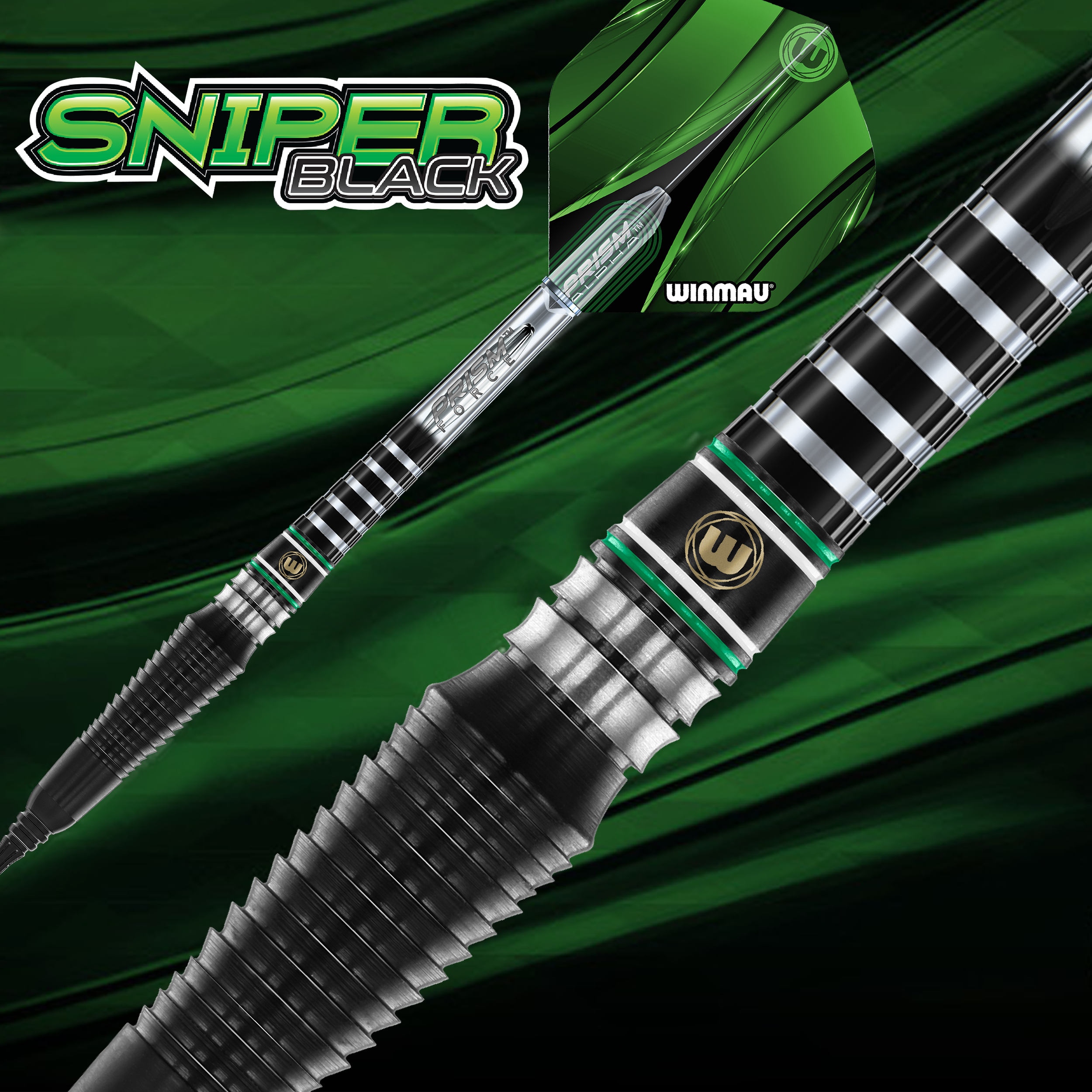 Winmau - Sniper Black 2025 - Softdart Winmau - Sniper Black 2025 - Softdart