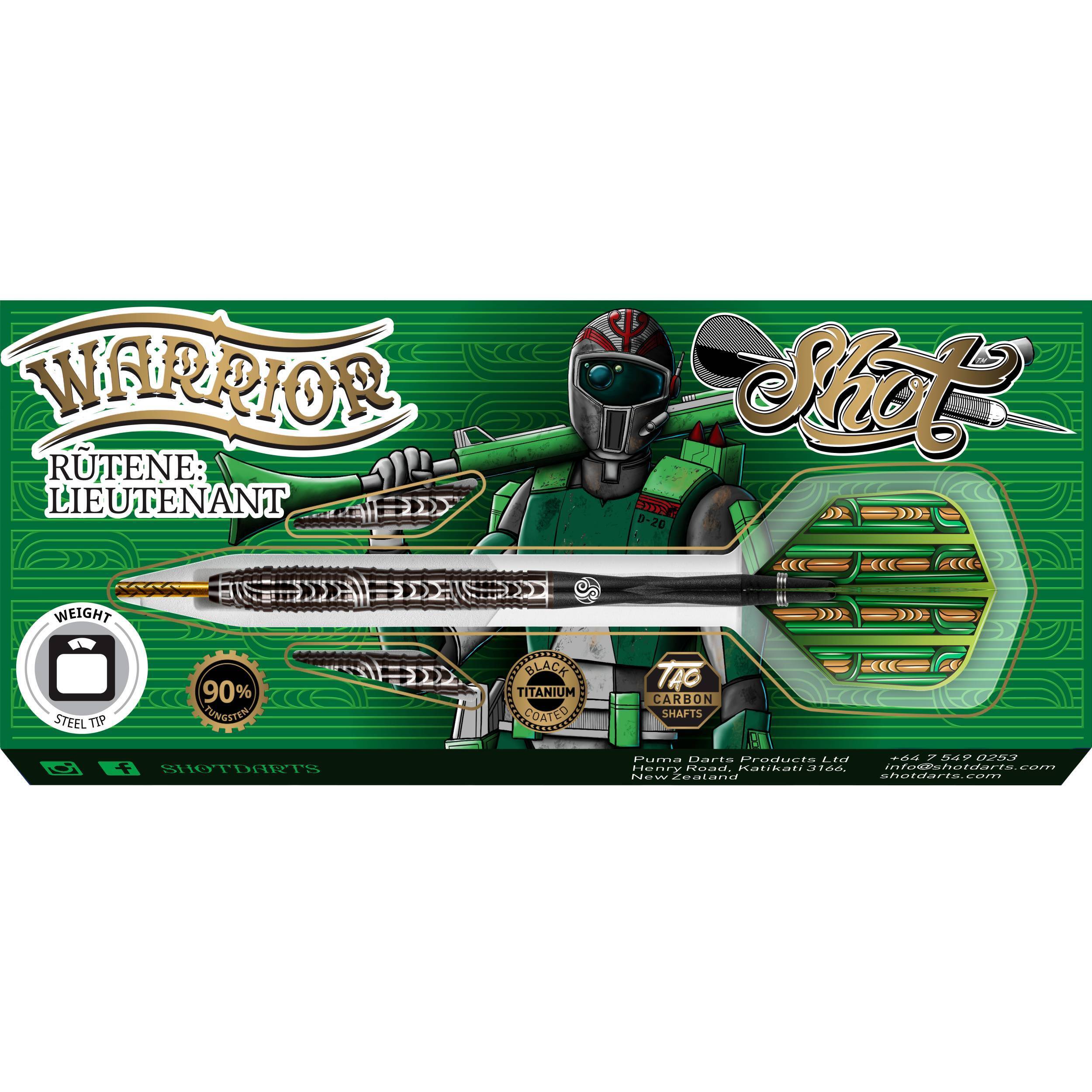 Shot-Warrior-Rutene-Steeldart-Verpackung Shot! - Warrior Rutene - Steeldart