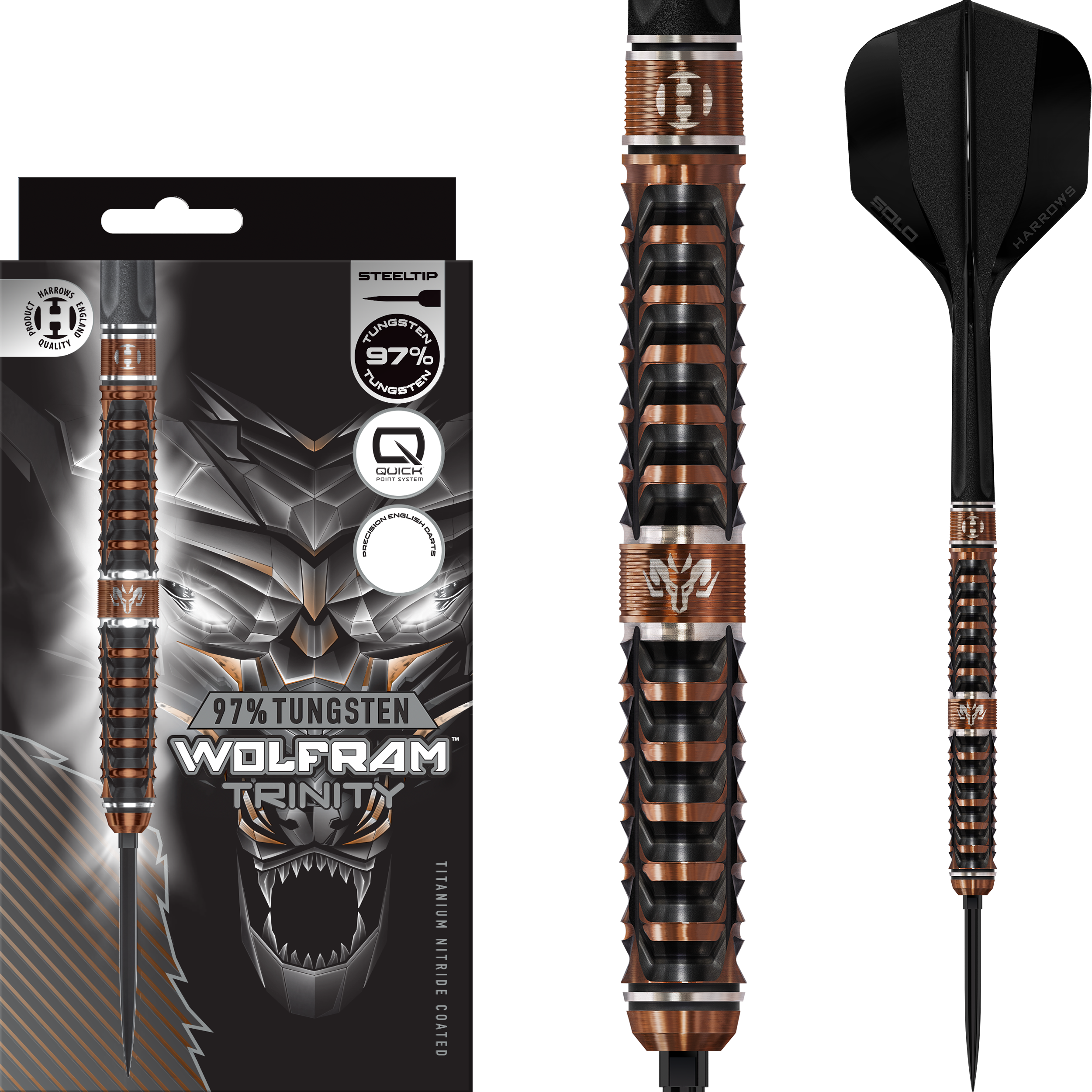 Harrows - Quick Point - Wolfram Trinity - Steeldart