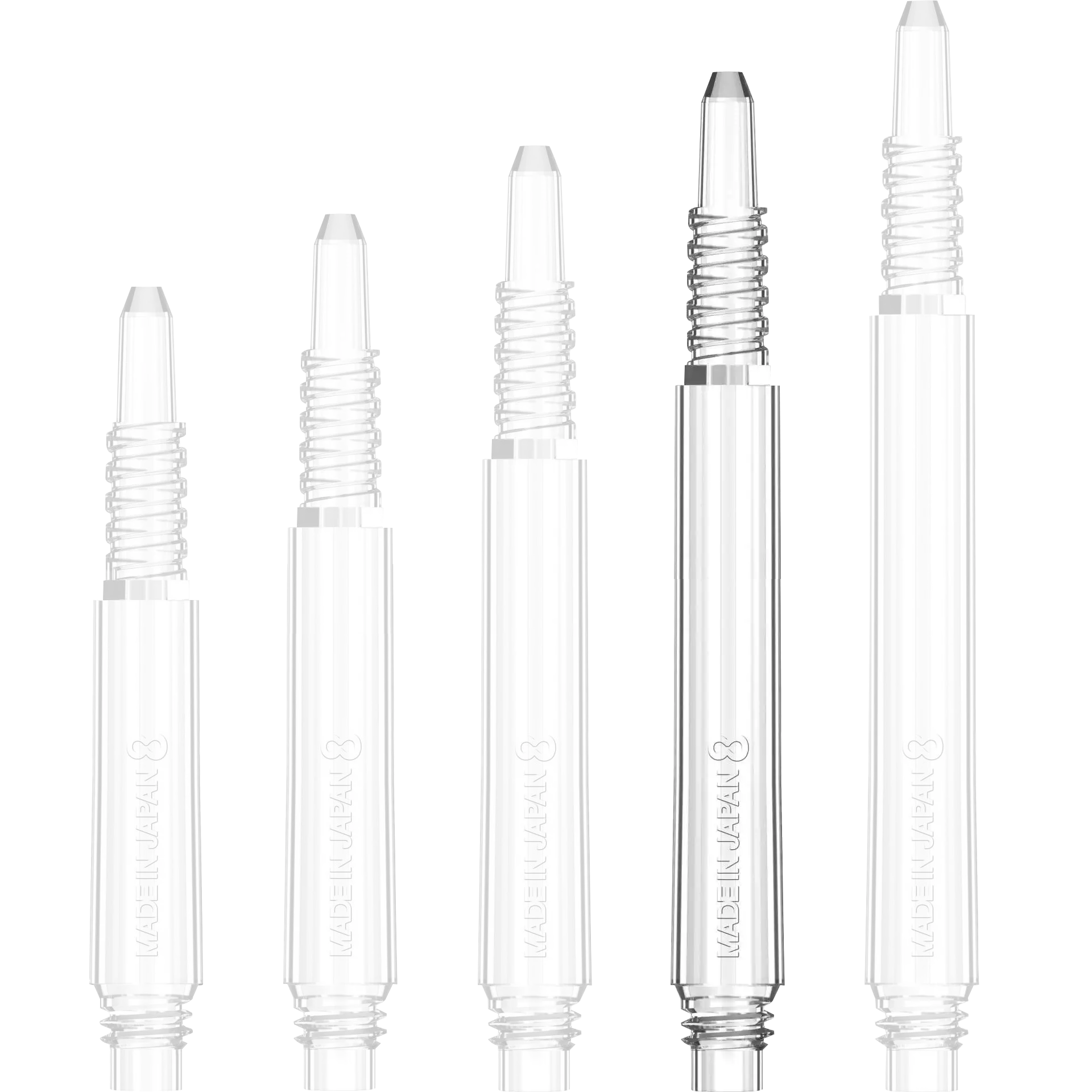 8 Flight - Regular Fixed Shaft - Transparent 8 Flight - Regular Fixed Shaft - Transparent