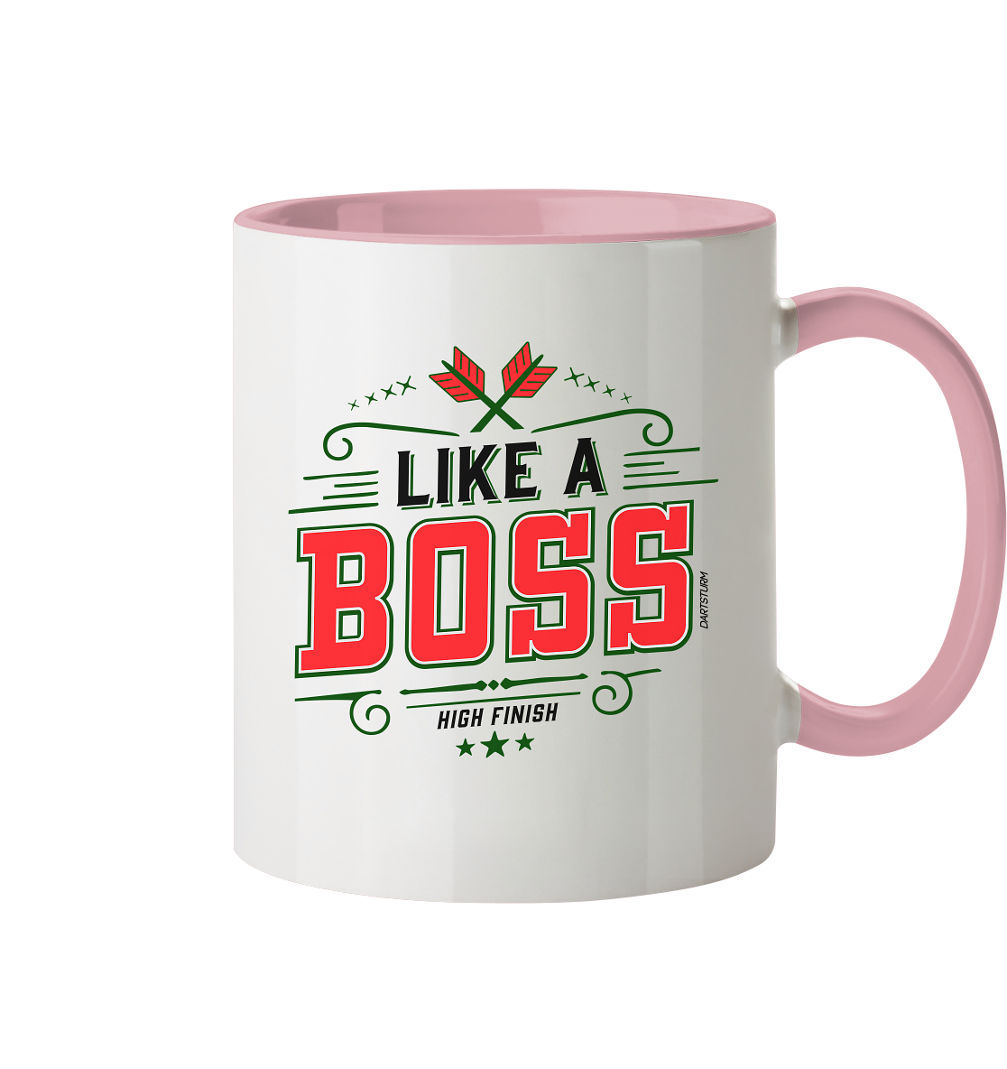 DartSturm - Like a Boss Red - Tasse zweifarbig