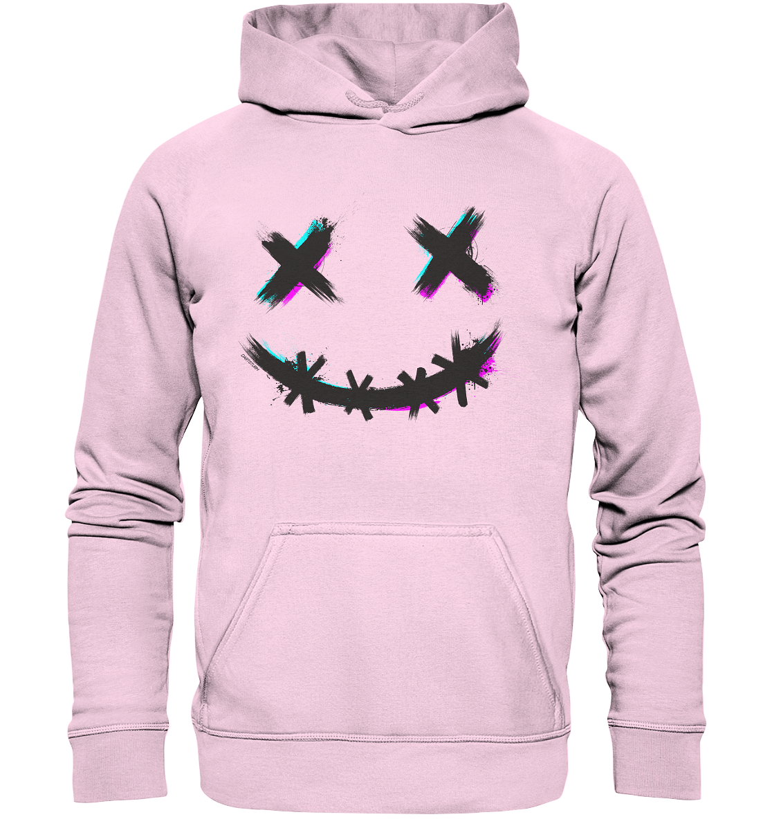 DartSturm - Scary Smile Schwarz - Basic Unisex Hoodie DartSturm - Scary Smile Schwarz - Basic Unisex Hoodie