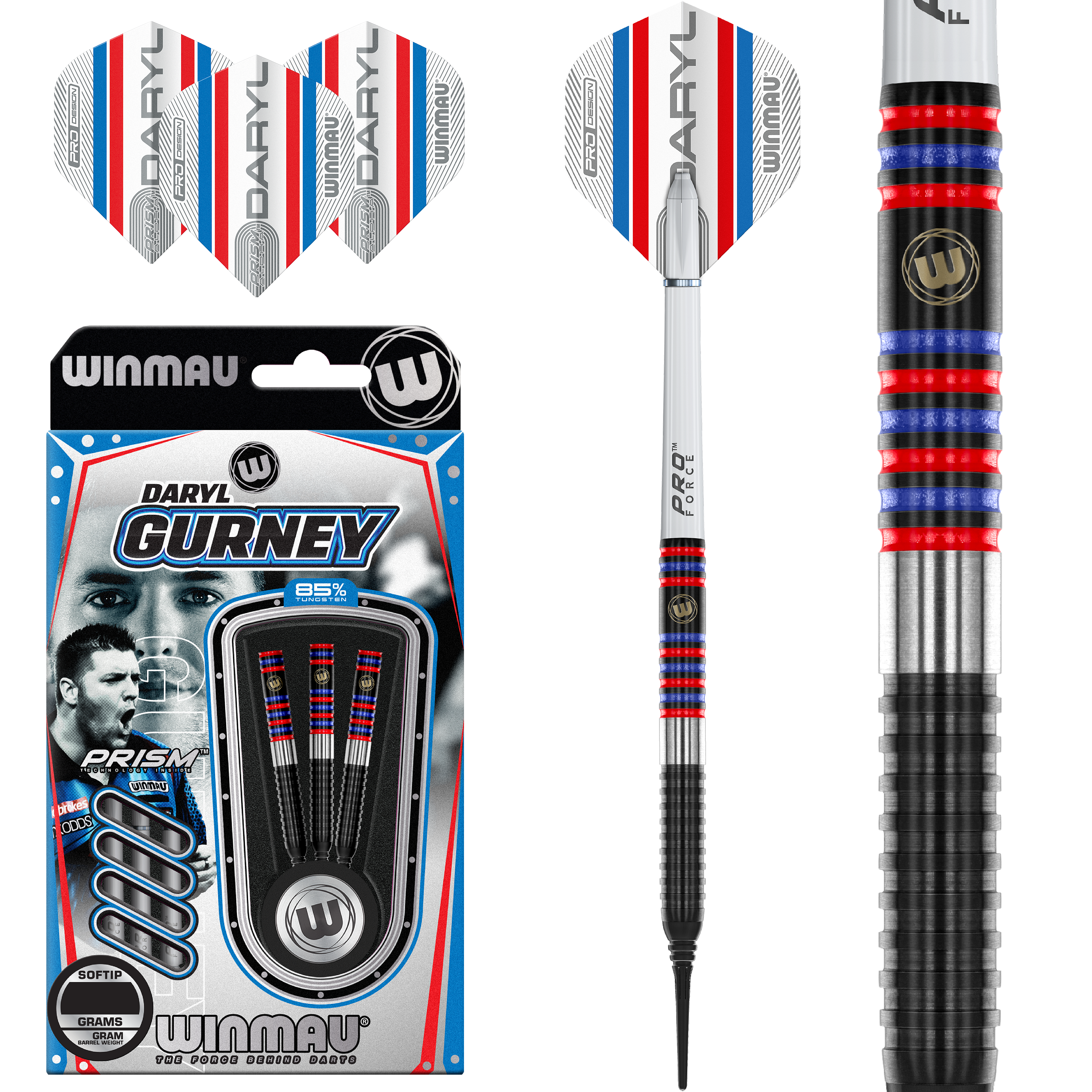 Winmau - Daryl Gurney 85% - Softdart Winmau - Daryl Gurney 85% - Softdart
