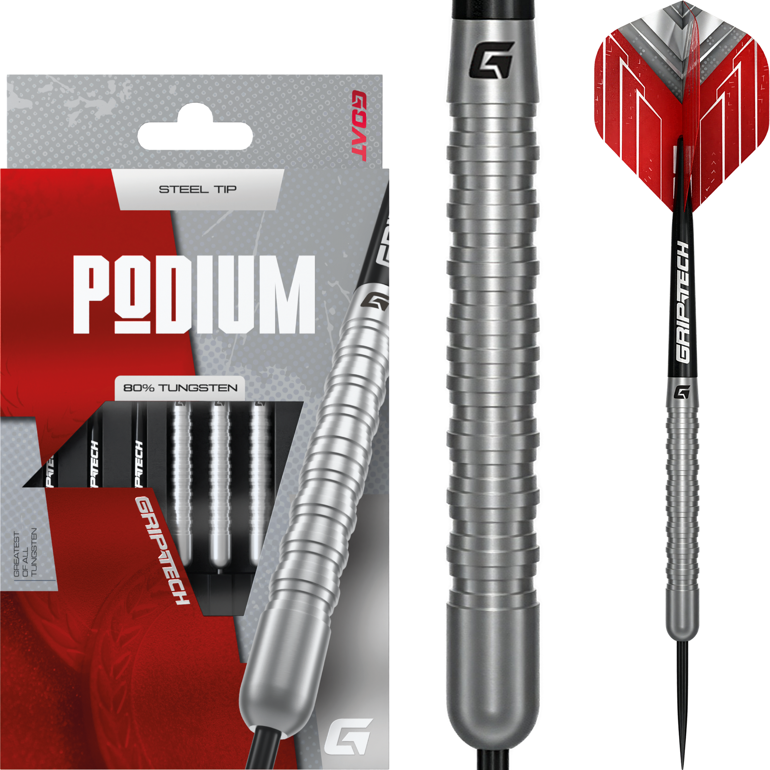 GOAT - Podium Silver 80% - Steeldart