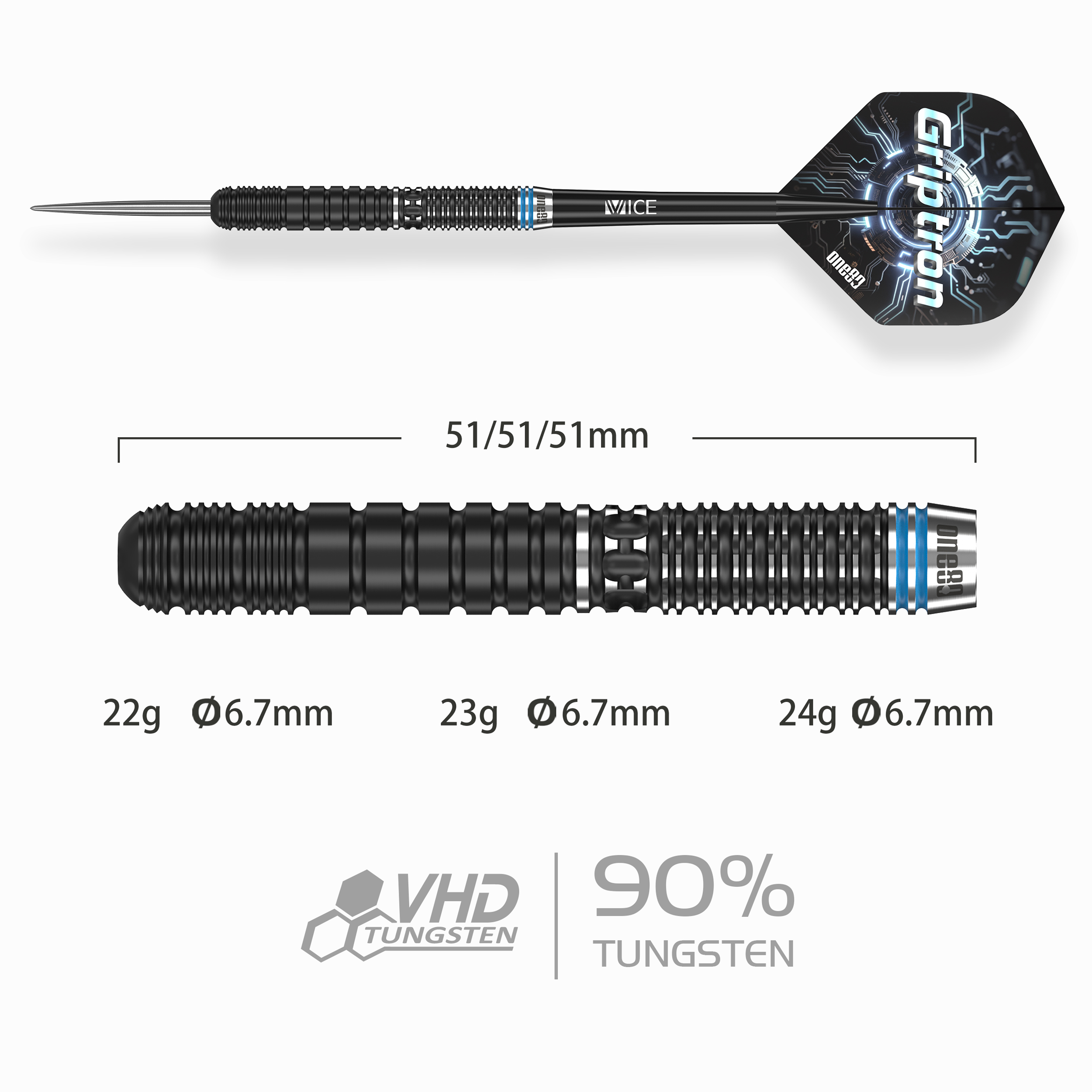 One80 - Griptron GT4 - Steeldart One80 - Griptron GT4 - Steeldart