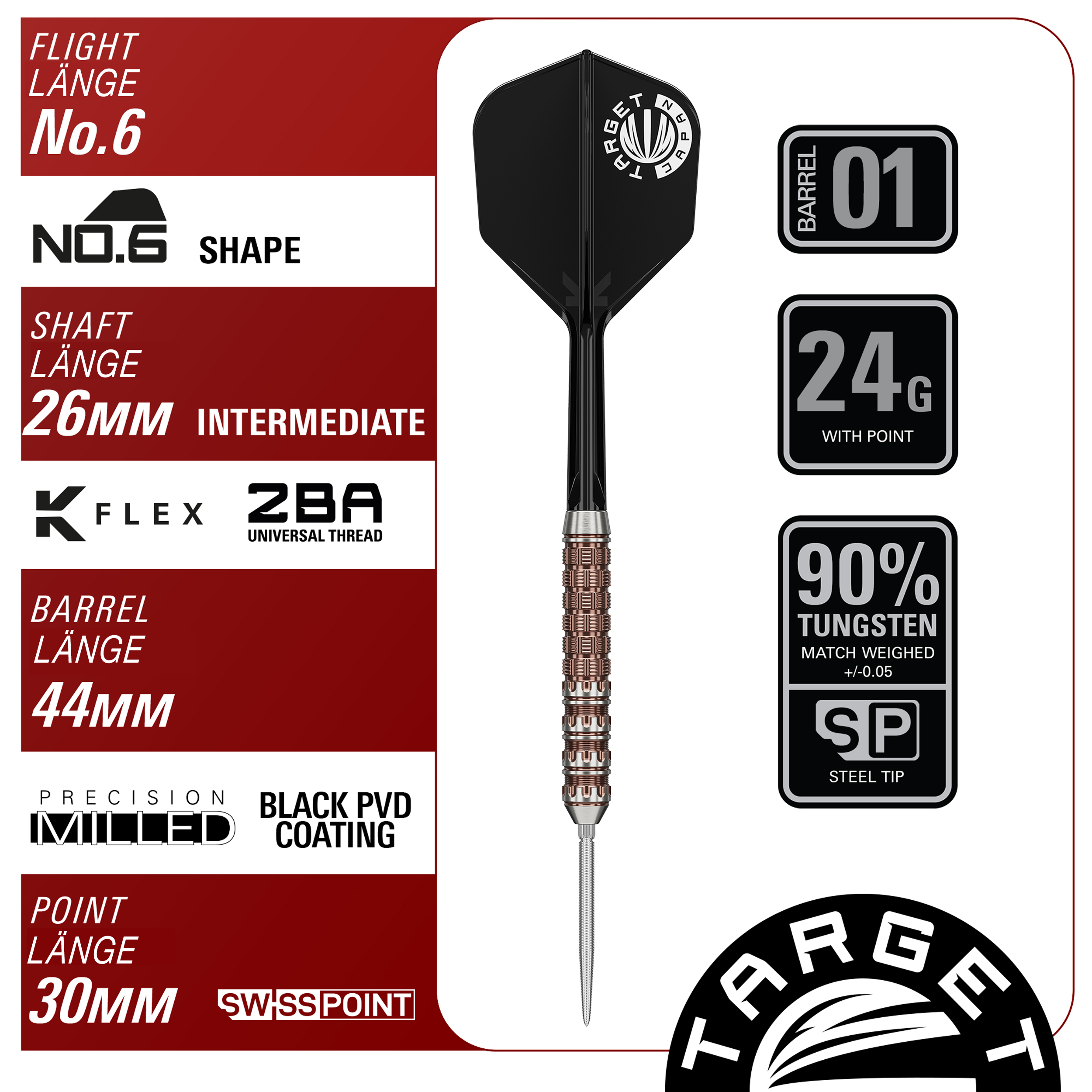 Target Japan - Swiss Point - George Nishitani GEN 6 - Steeldart