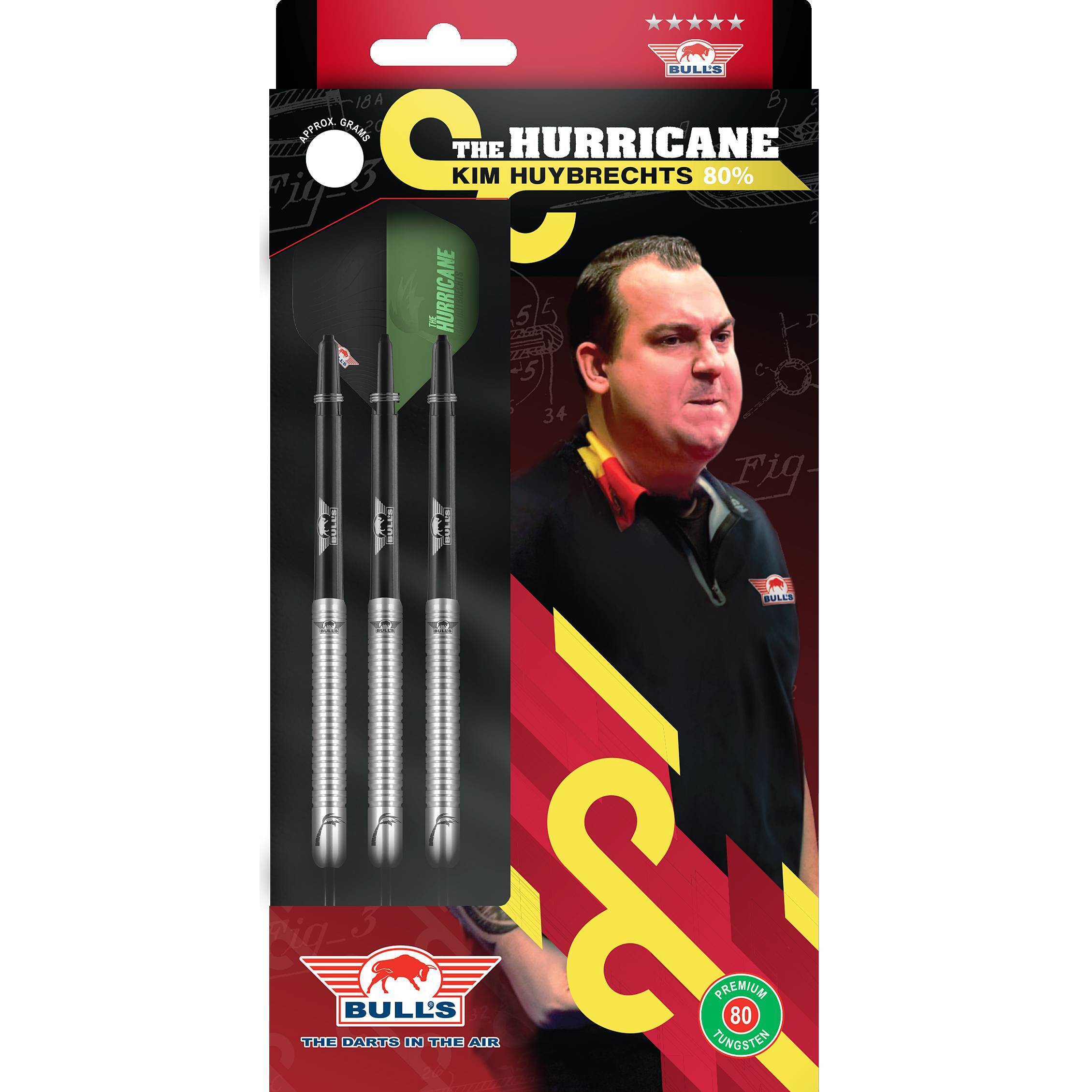 Bull-s-NL-Kim-Huybrechts-80-Steeldart-Verpackung Bull's NL - Kim Huybrechts 80% - Steeldart