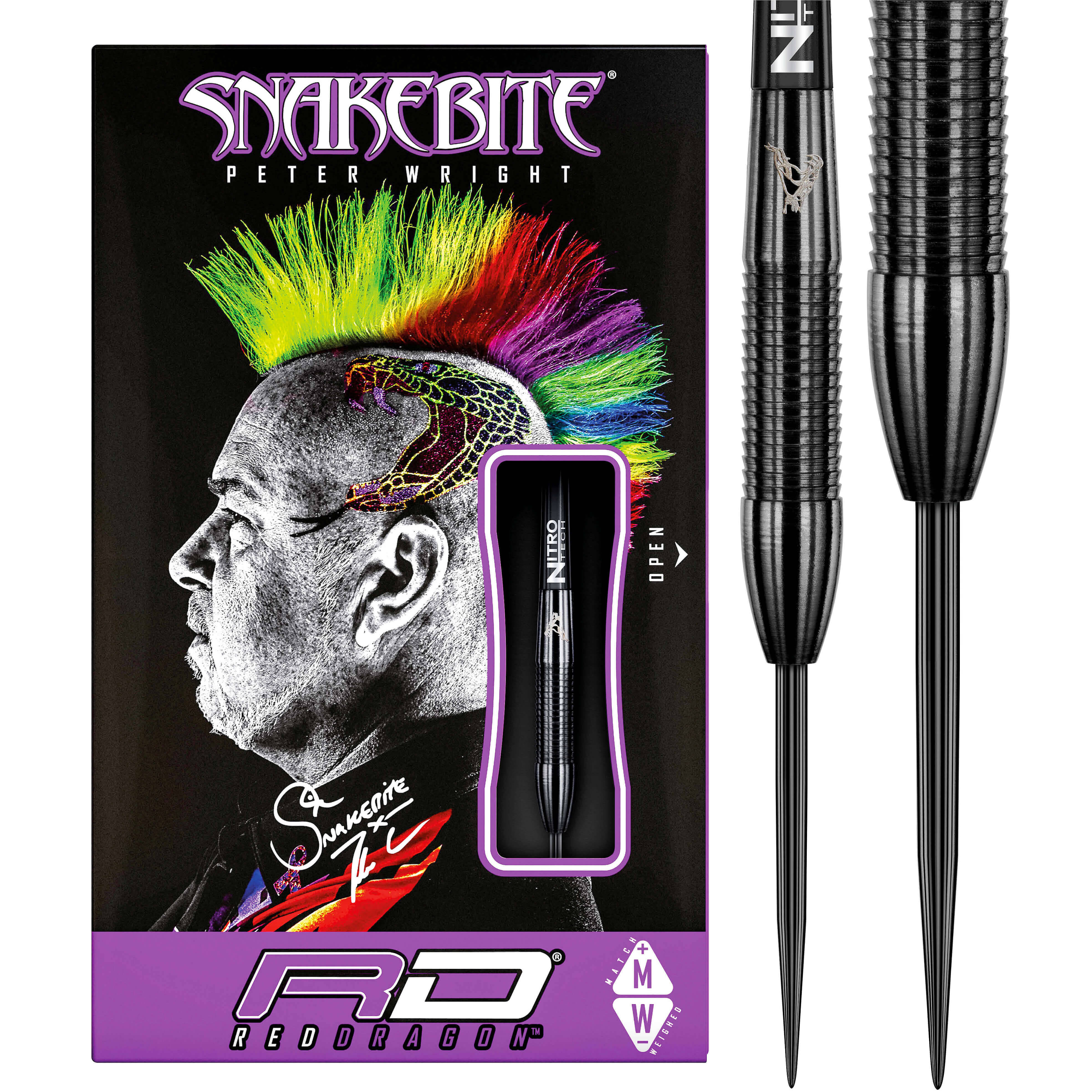 Red-Dragon-Peter-Wright-Snakebite-3-Steeldart-Collage Red Dragon - Peter Wright - Snakebite 3 - Steeldart