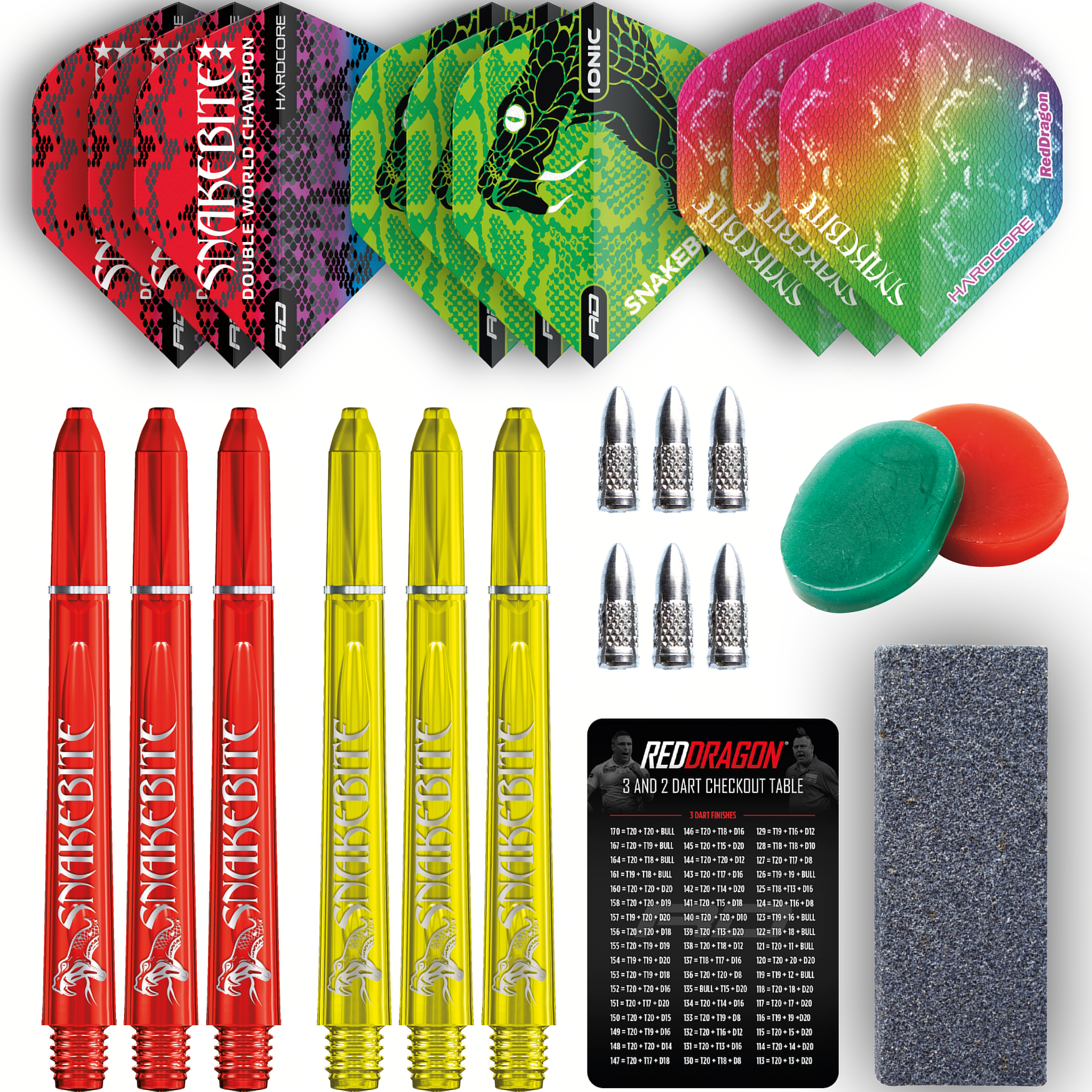 Red-Dragon-Peter-Wright-Optima-Set-Lieferumfang Red Dragon - Peter Wright Optima Set