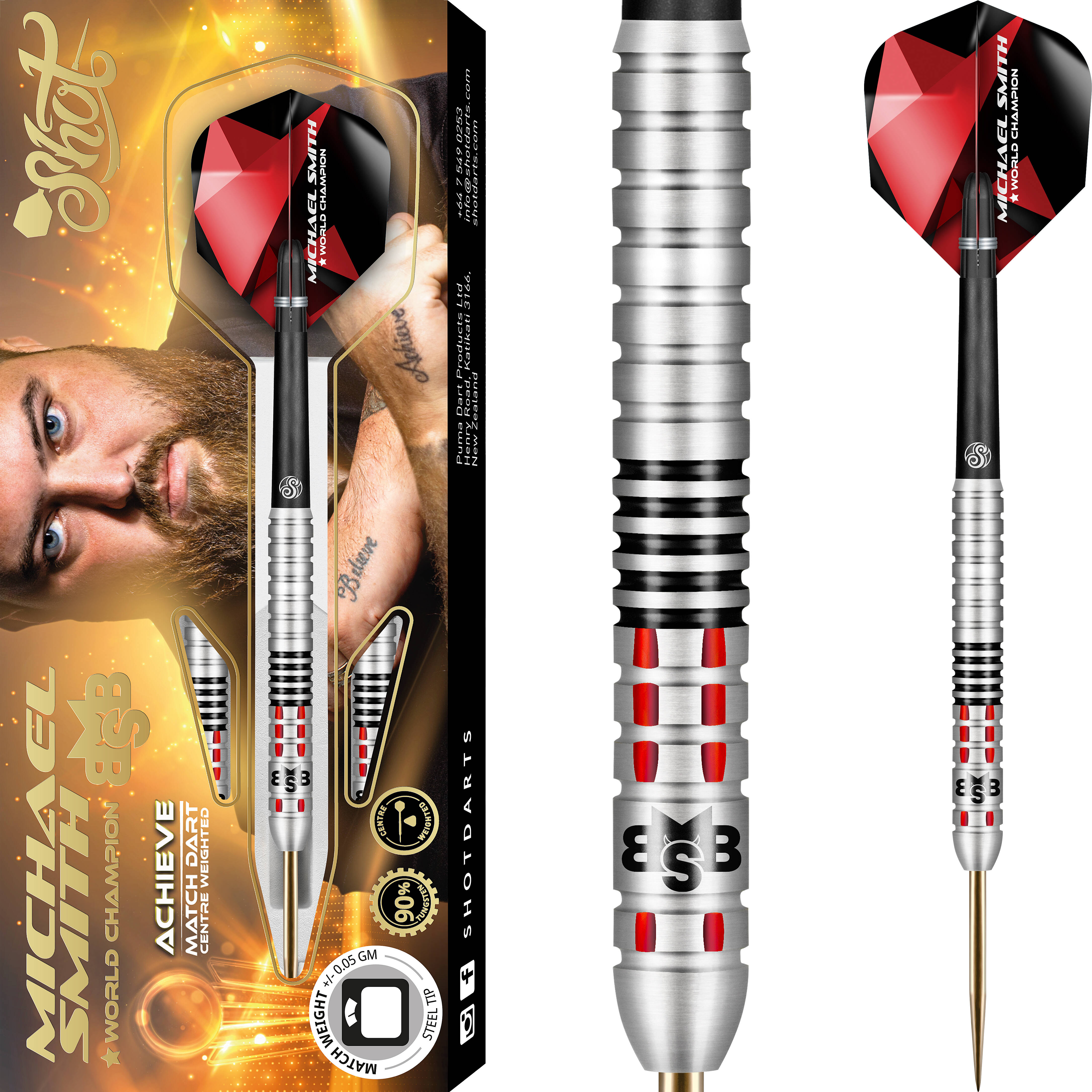 Shot-Michael-Smith-Achieve-Steeldart-Collage Shot - Michael Smith Achieve - Steeldart