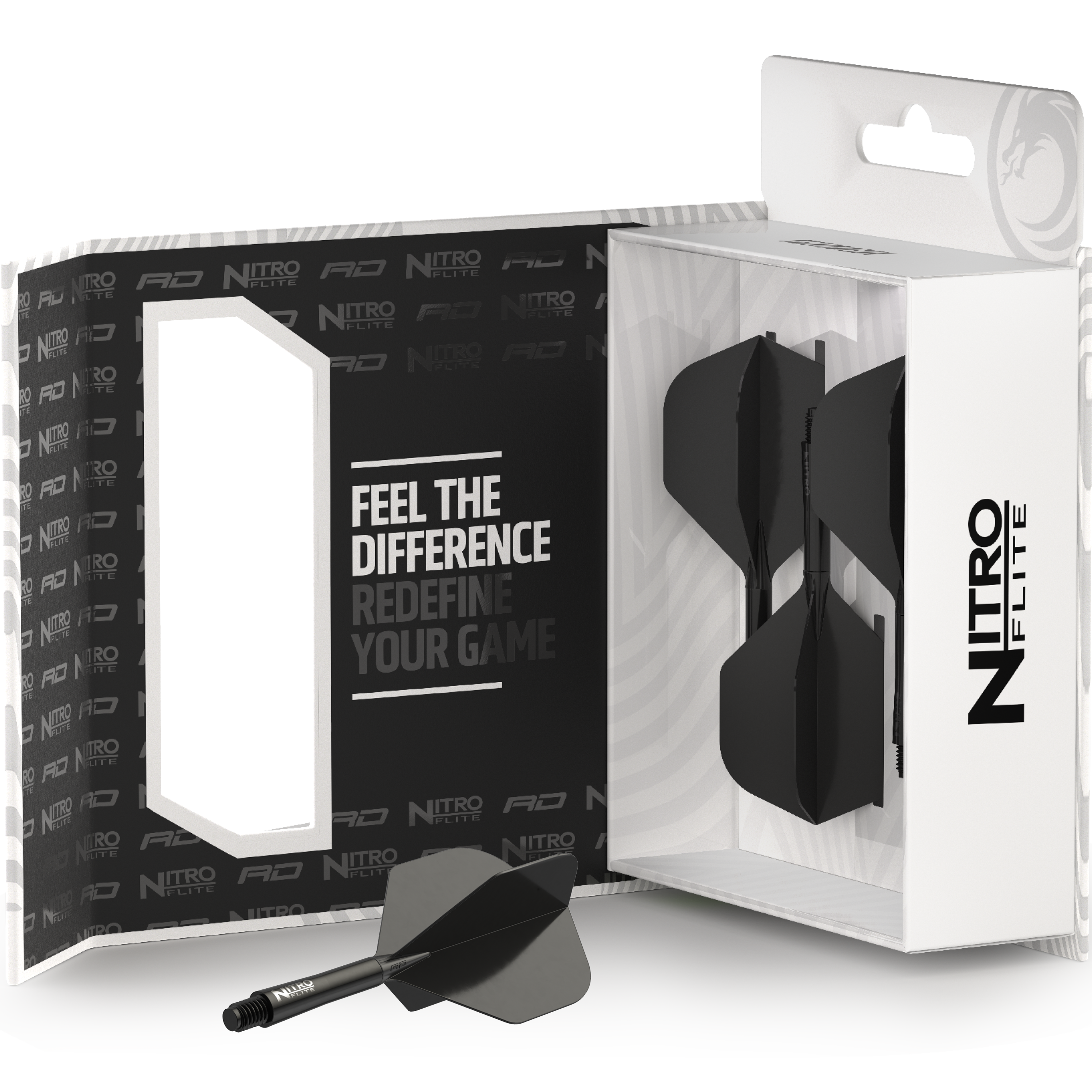 Red Dragon - Nitro Flite Flight Schwarz - Schwarz Red Dragon - Nitro Flite Flight Schwarz - Schwarz