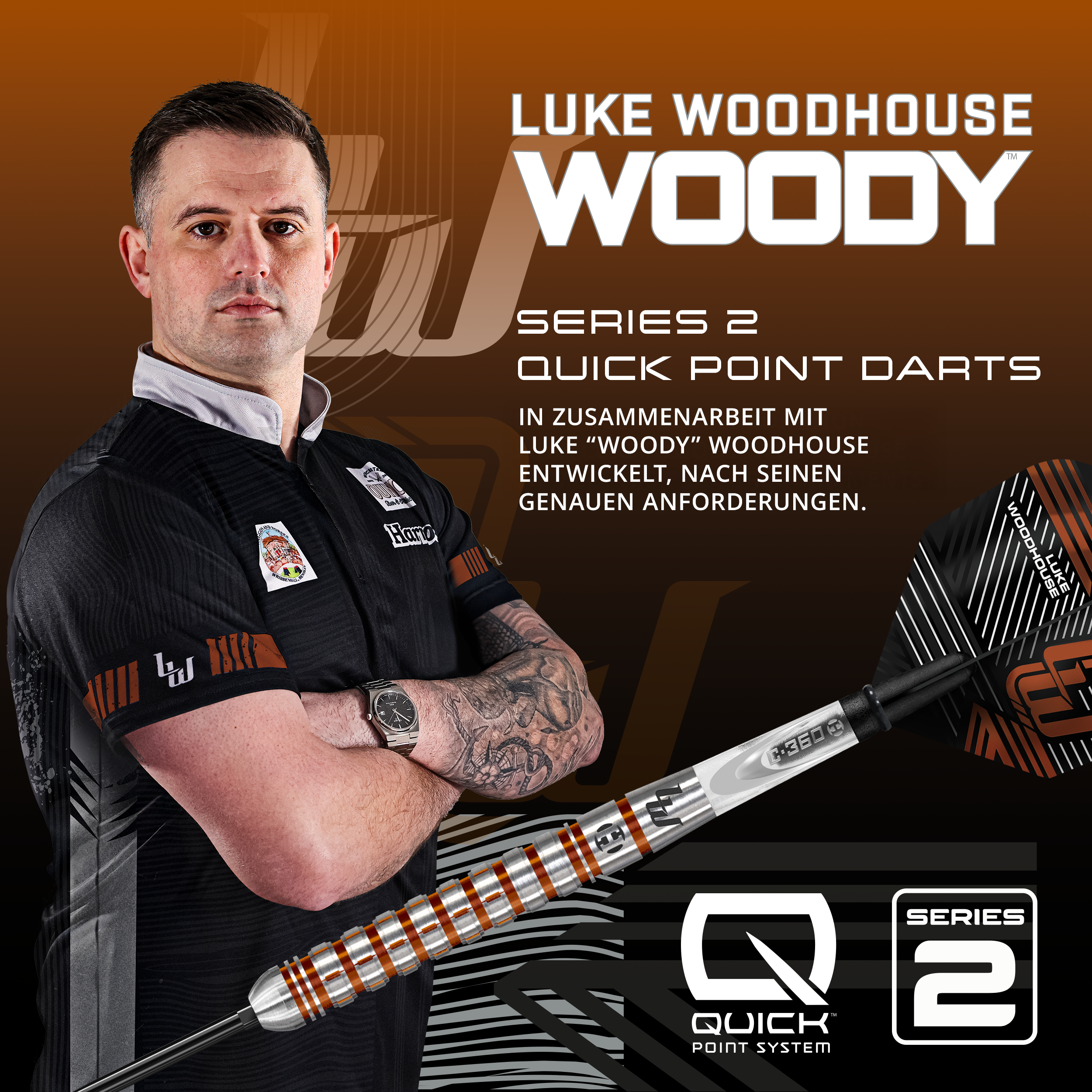 Harrows - Quick Point - Luke Woodhouse GEN 2 - Steeldart Harrows - Quick Point - Luke Woodhouse GEN 2 - Steeldart