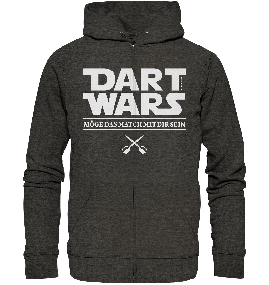 DartSturm - Dart Wars Weiß - Organic Zipper DartSturm - Dart Wars Weiß - Organic Zipper