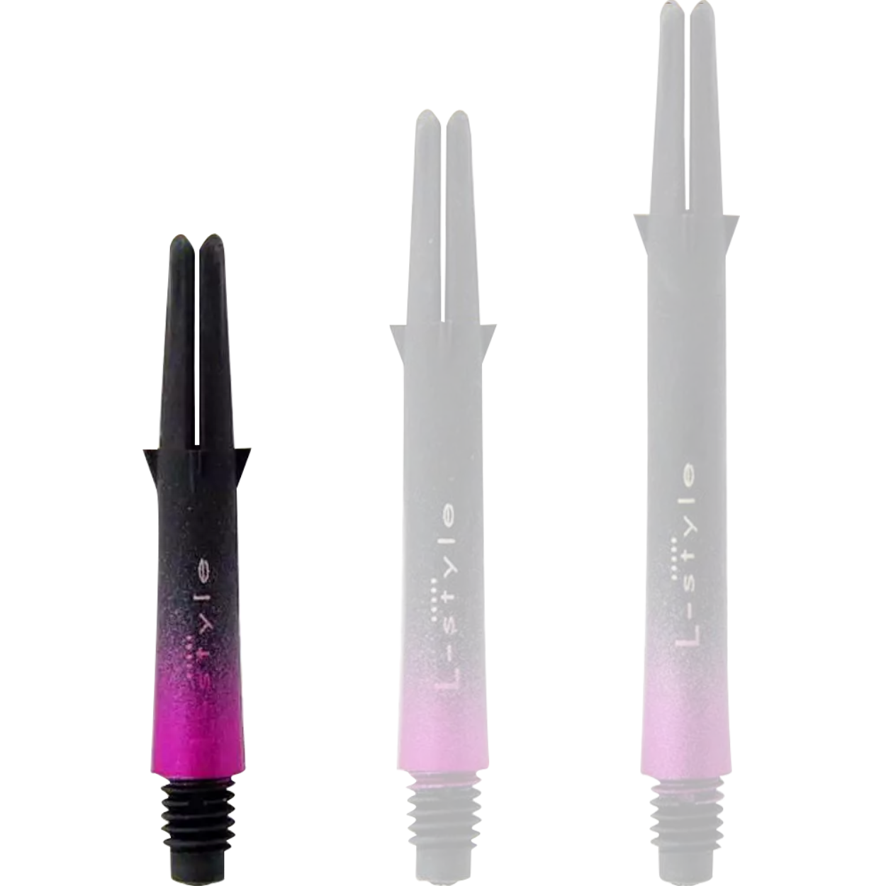 L-Style - Carbon L-Shaft Lock Straight TwoTone - Pink L-Style - Carbon L-Shaft Lock Straight TwoTone - Pink