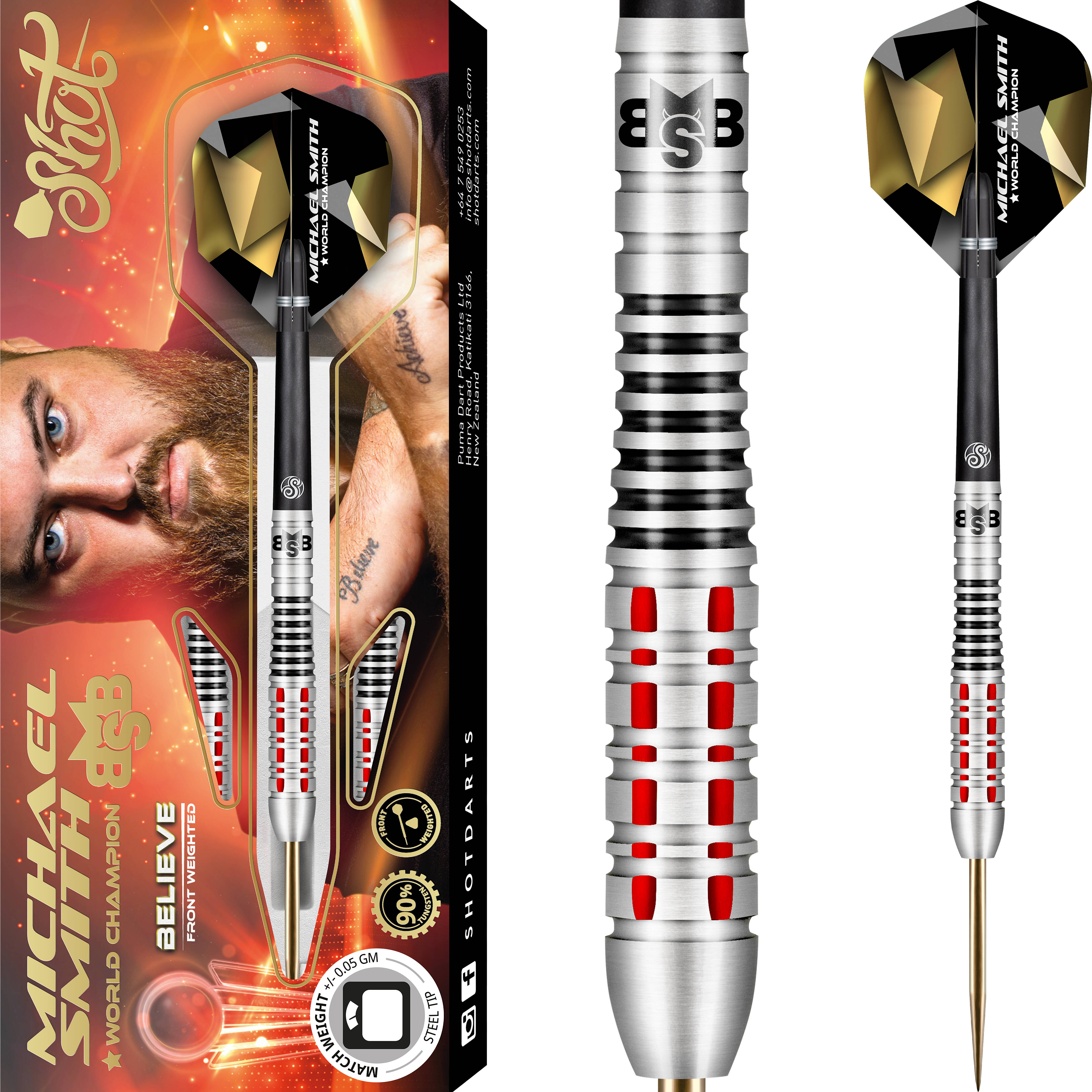 Shot-Michael-Smith-Believe-Steeldart-Collage Shot - Michael Smith Believe - Steeldart