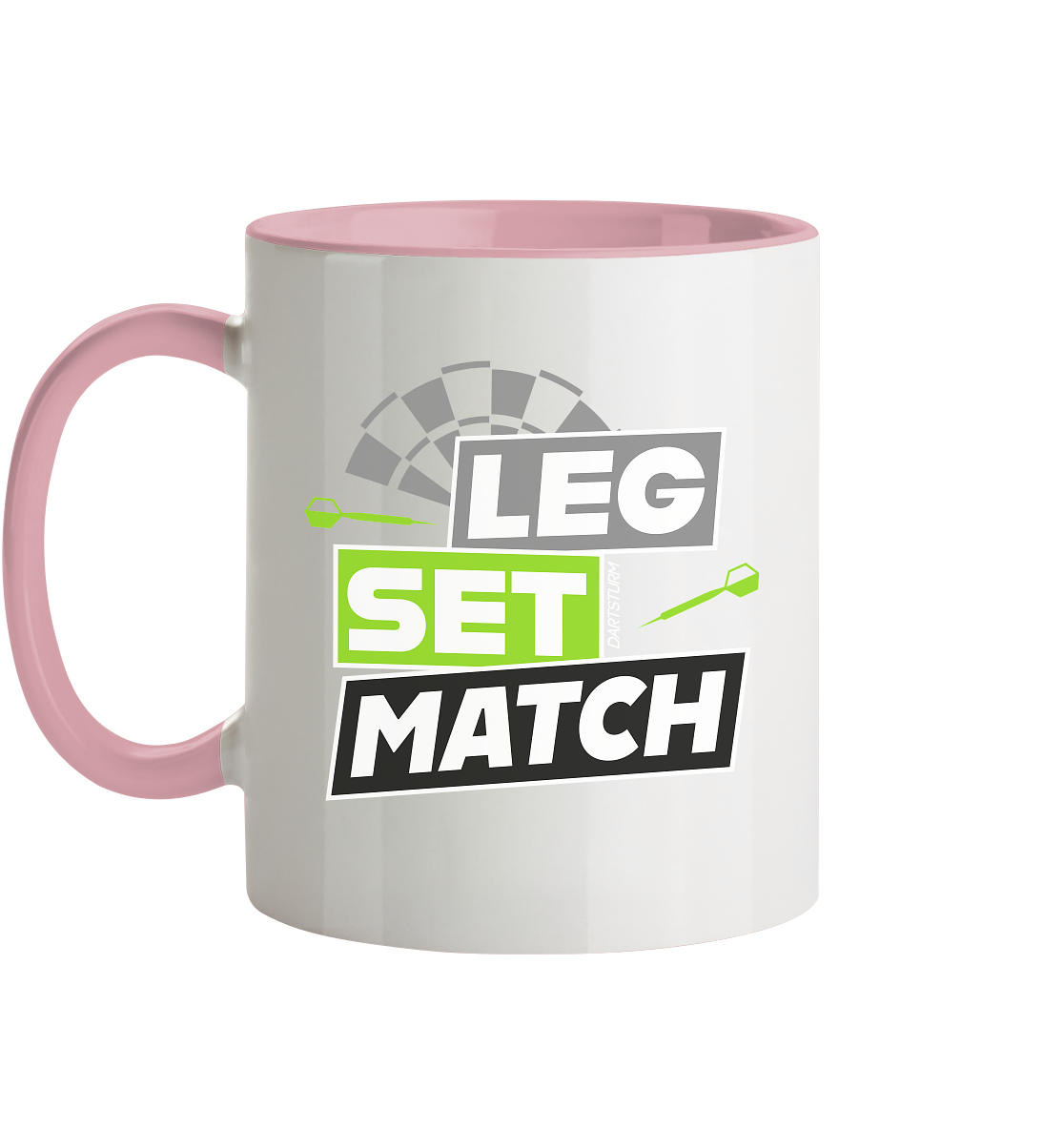 DartSturm - Leg Set Match - Tasse zweifarbig DartSturm - Leg Set Match - Tasse zweifarbig