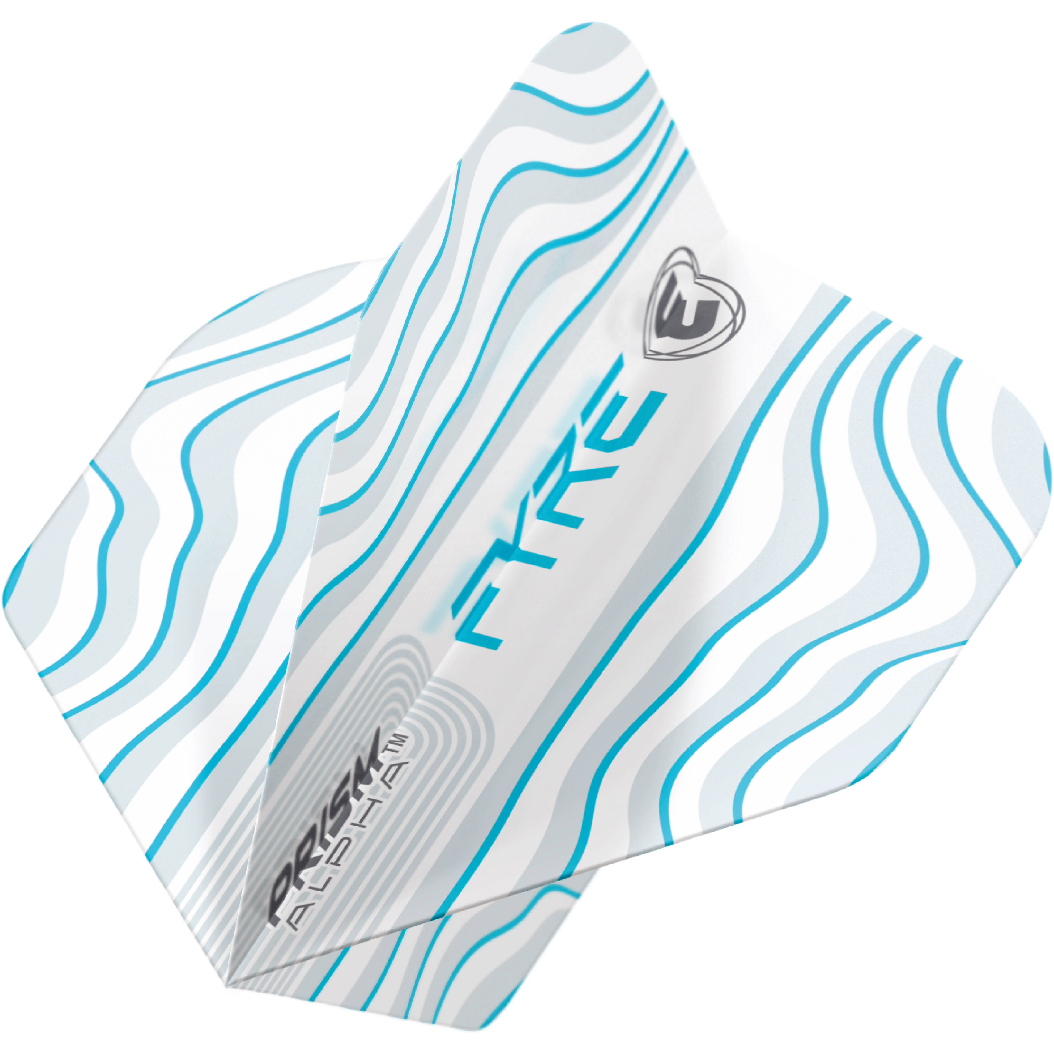 Winmau-Prism-Zeta-Fyre-Flight-Standard-Weiss-Dynamisch Winmau - Prism Zeta Fyre Flight - Standard