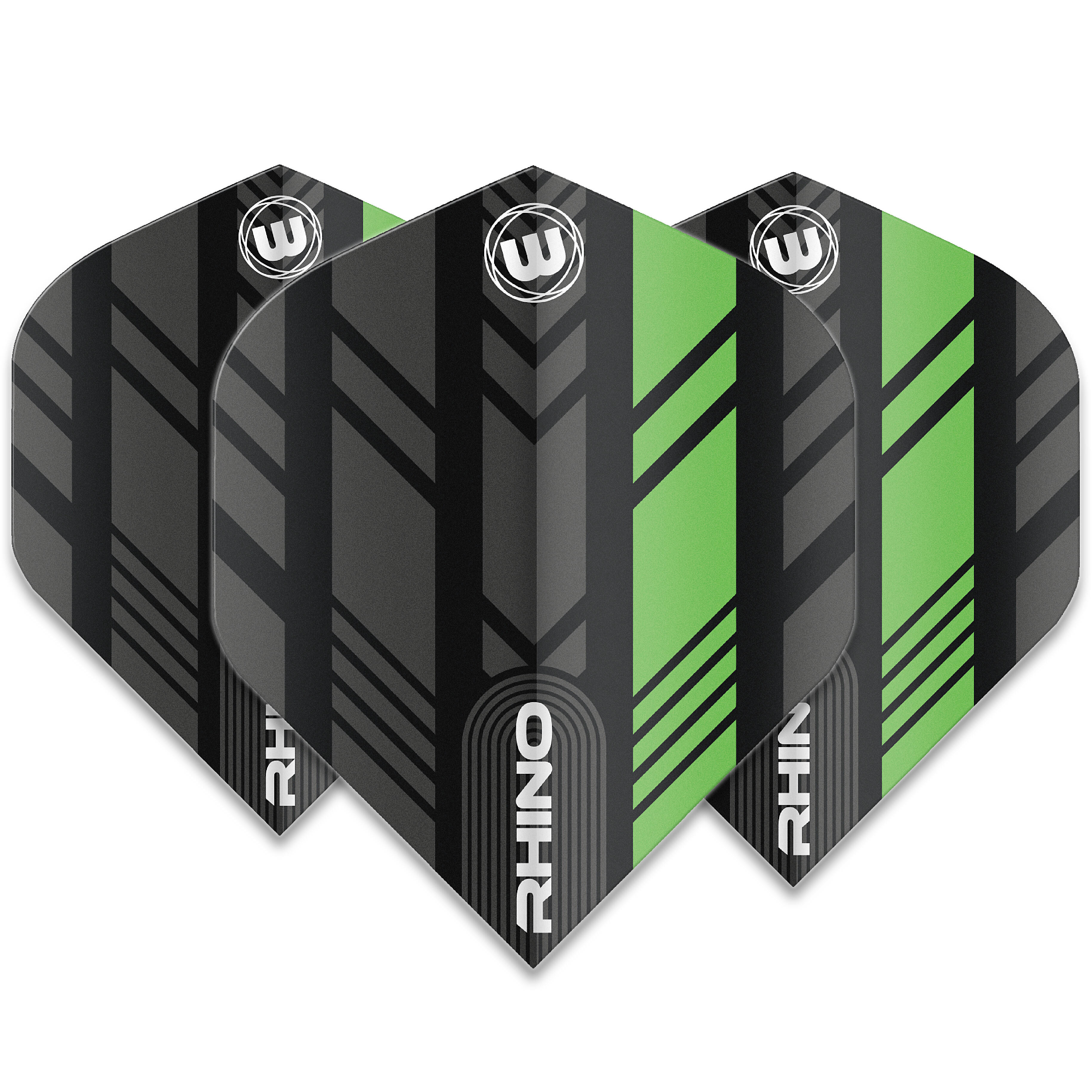 Winmau-Rhino-Stripe-Flight-Standard-Grun Winmau - Rhino Stripe Flight - Standard