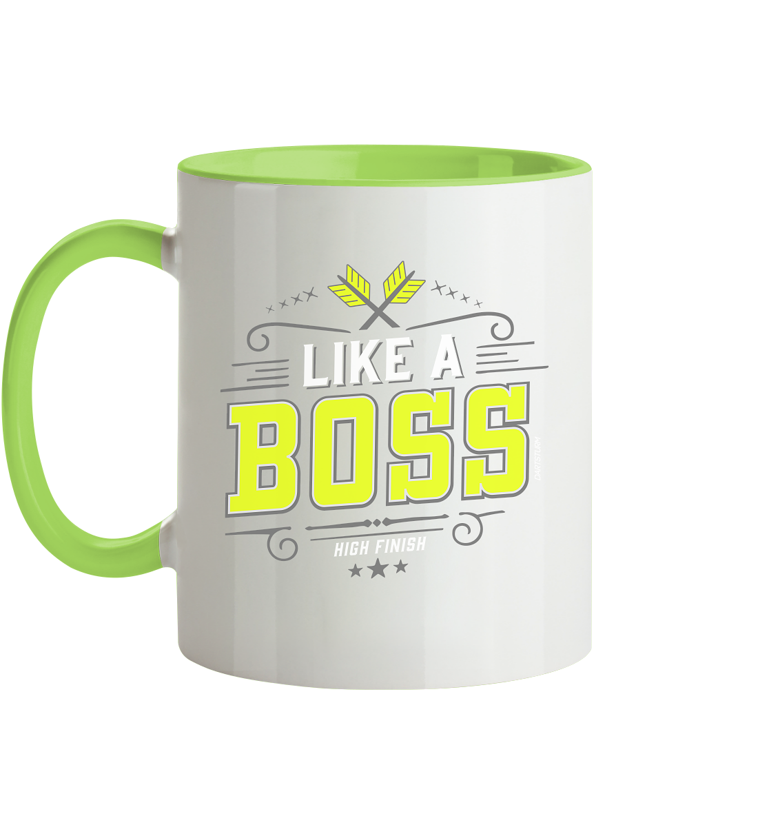 DartSturm - Like a Boss Yellow - Tasse zweifarbig DartSturm - Like a Boss Yellow - Tasse zweifarbig