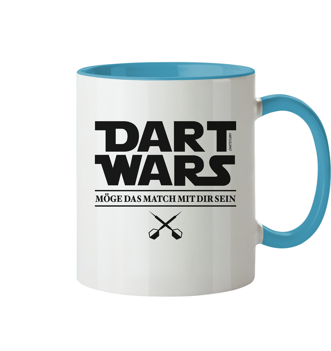 DartSturm - Dart Wars Schwarz - Tasse zweifarbig