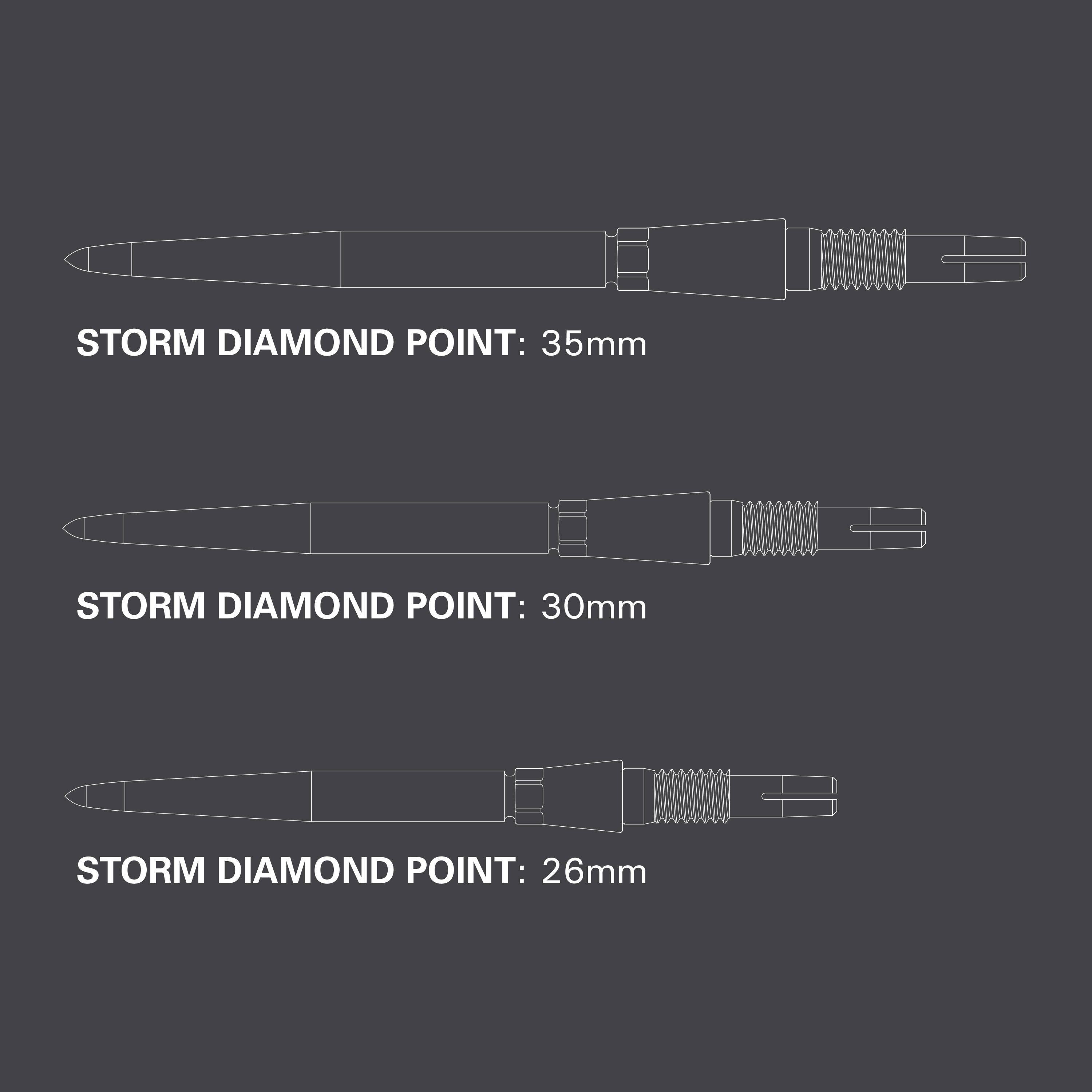 Target - Swiss Point Storm Diamond - Gold