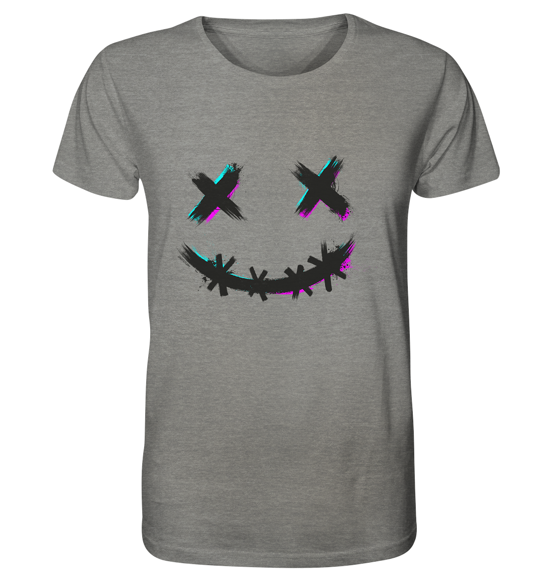 DartSturm - Scary Smile Schwarz - Organic Shirt DartSturm - Scary Smile Schwarz - Organic Shirt