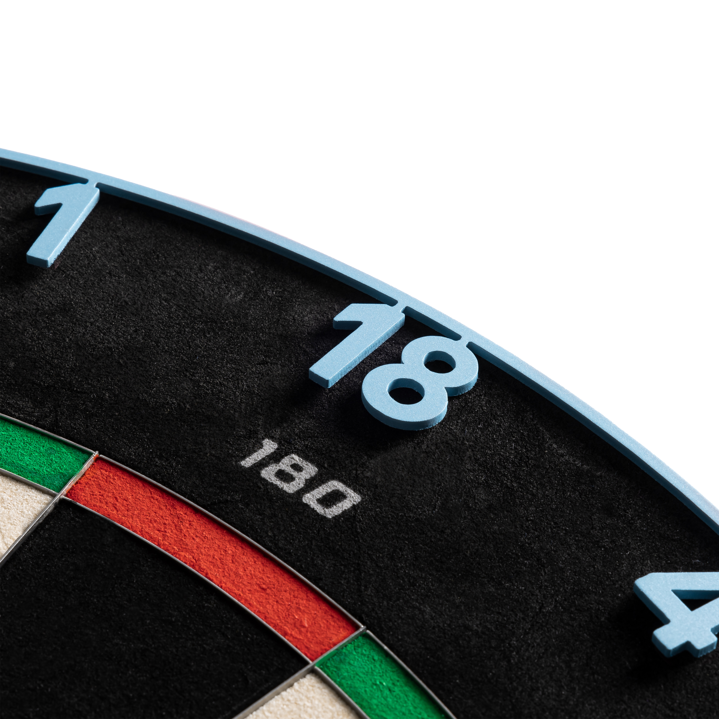 Precise180 - Endorphine Dartboard mit Lasercut Zahlenring