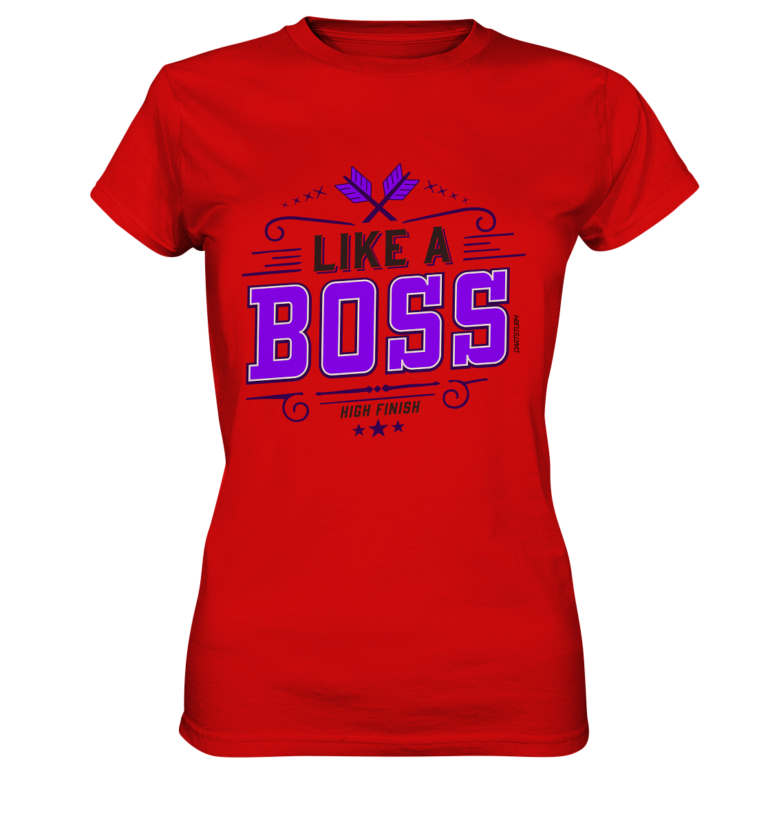 DartSturm - Like a Boss Purple - Ladies Premium Shirt