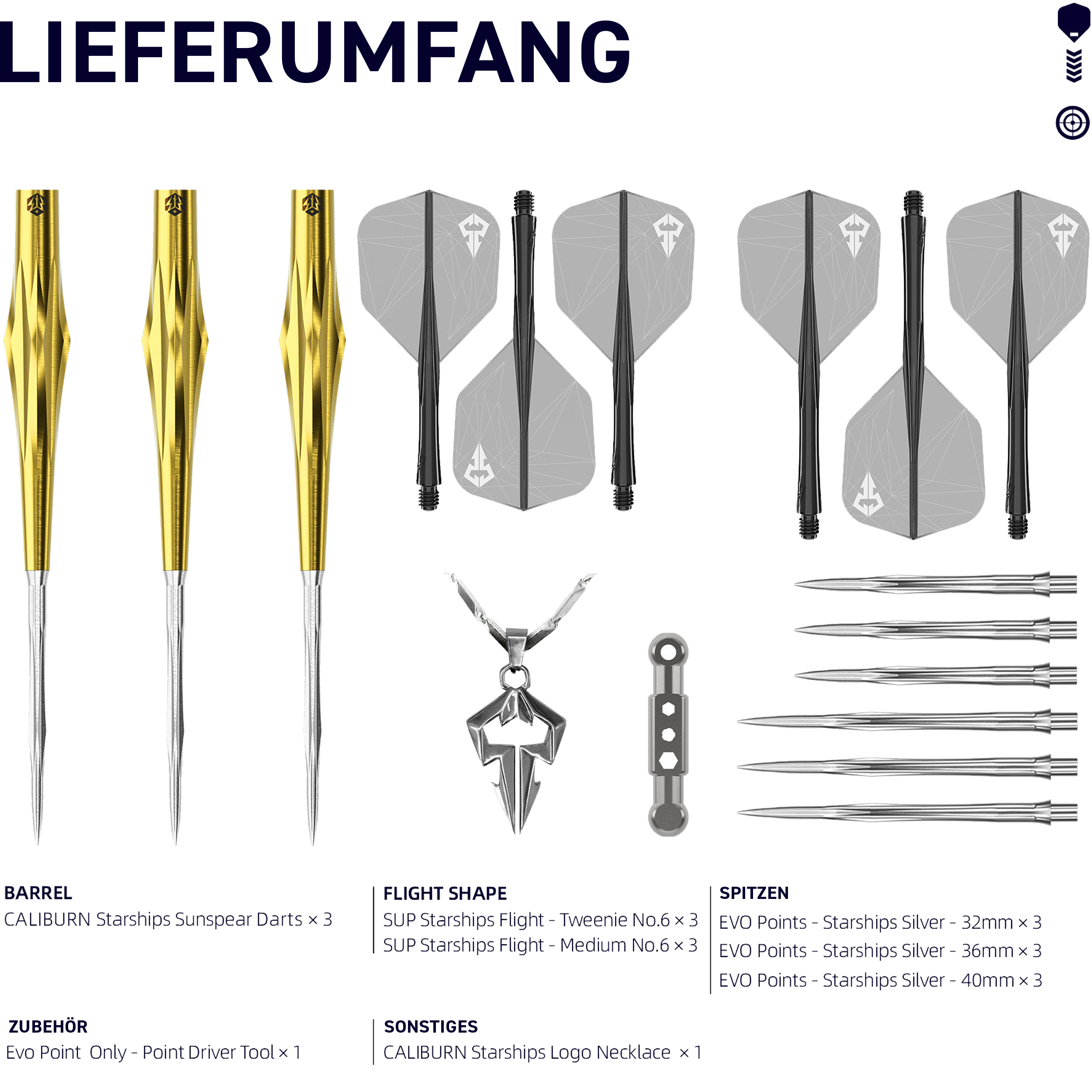 Caliburn - EVO Starships Sunspear - Steeldart
