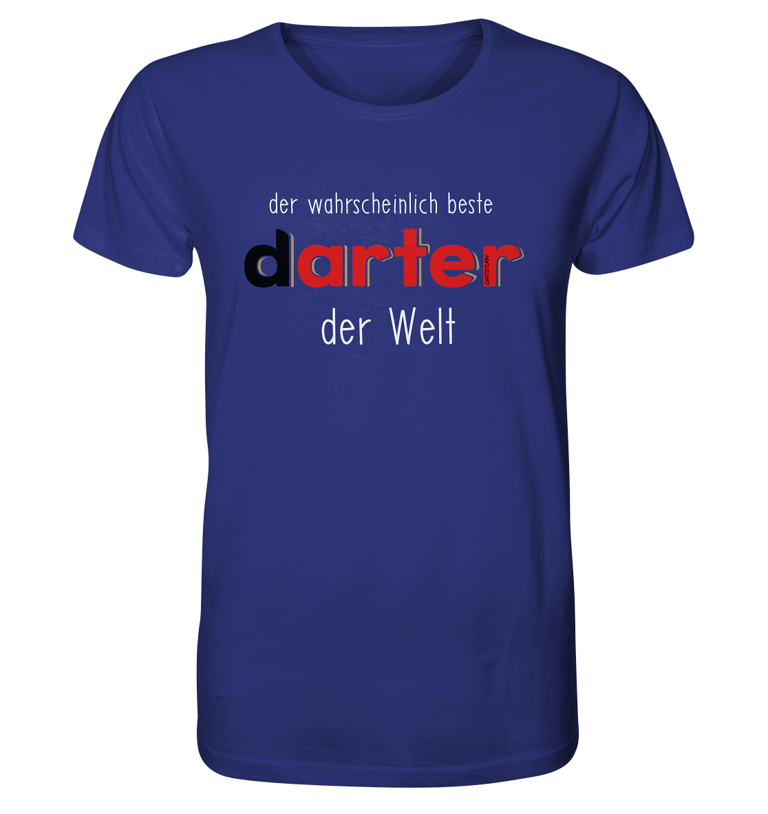 DartSturm - Der wohl beste darter der Welt Weiß - Organic Shirt DartSturm - Der wohl beste darter der Welt Weiß - Organic Shirt