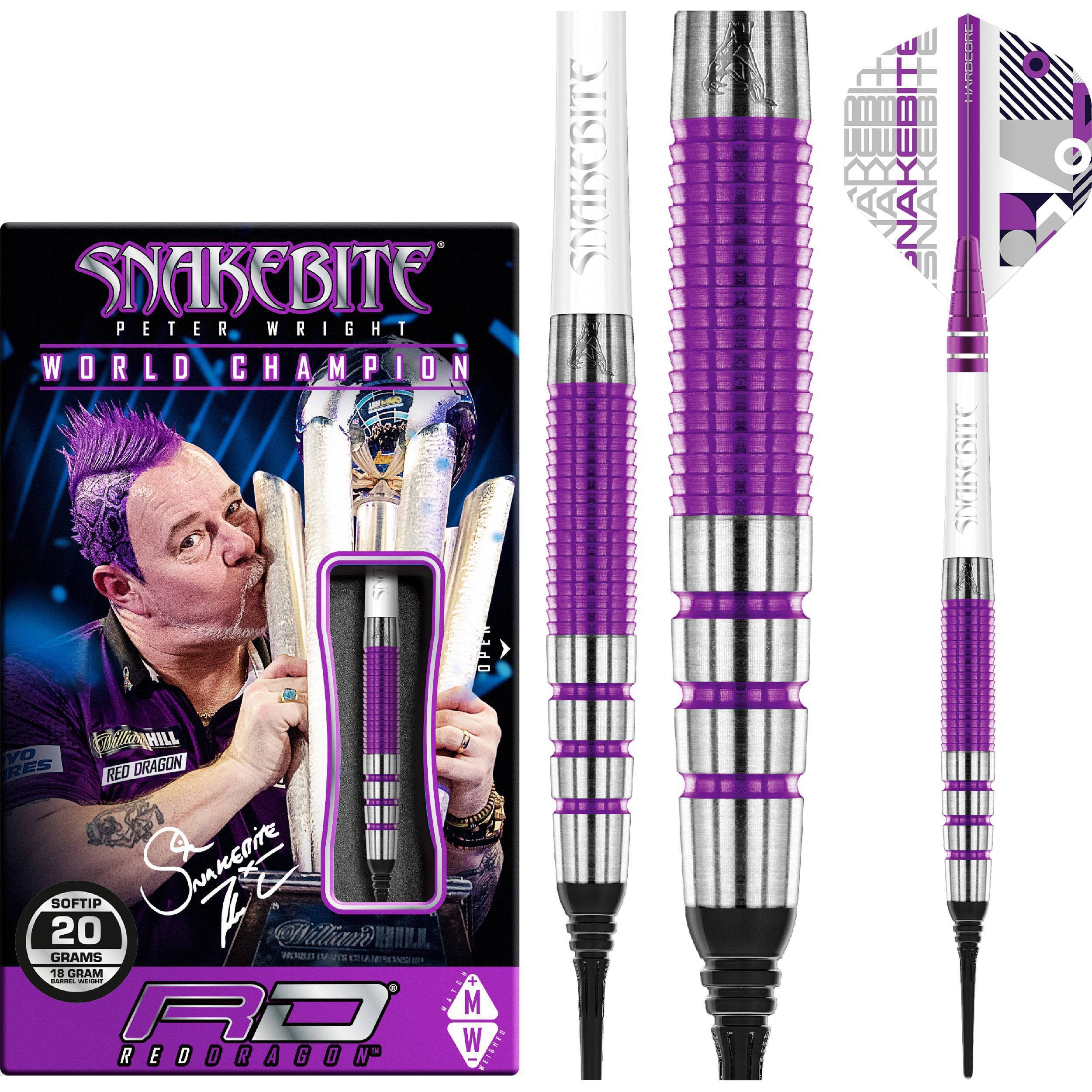 Red-Dragon-Peter-Wright-PL15-Medusa-Softdart-Collage Red Dragon - Peter Wright - PL15 Medusa - Softdart