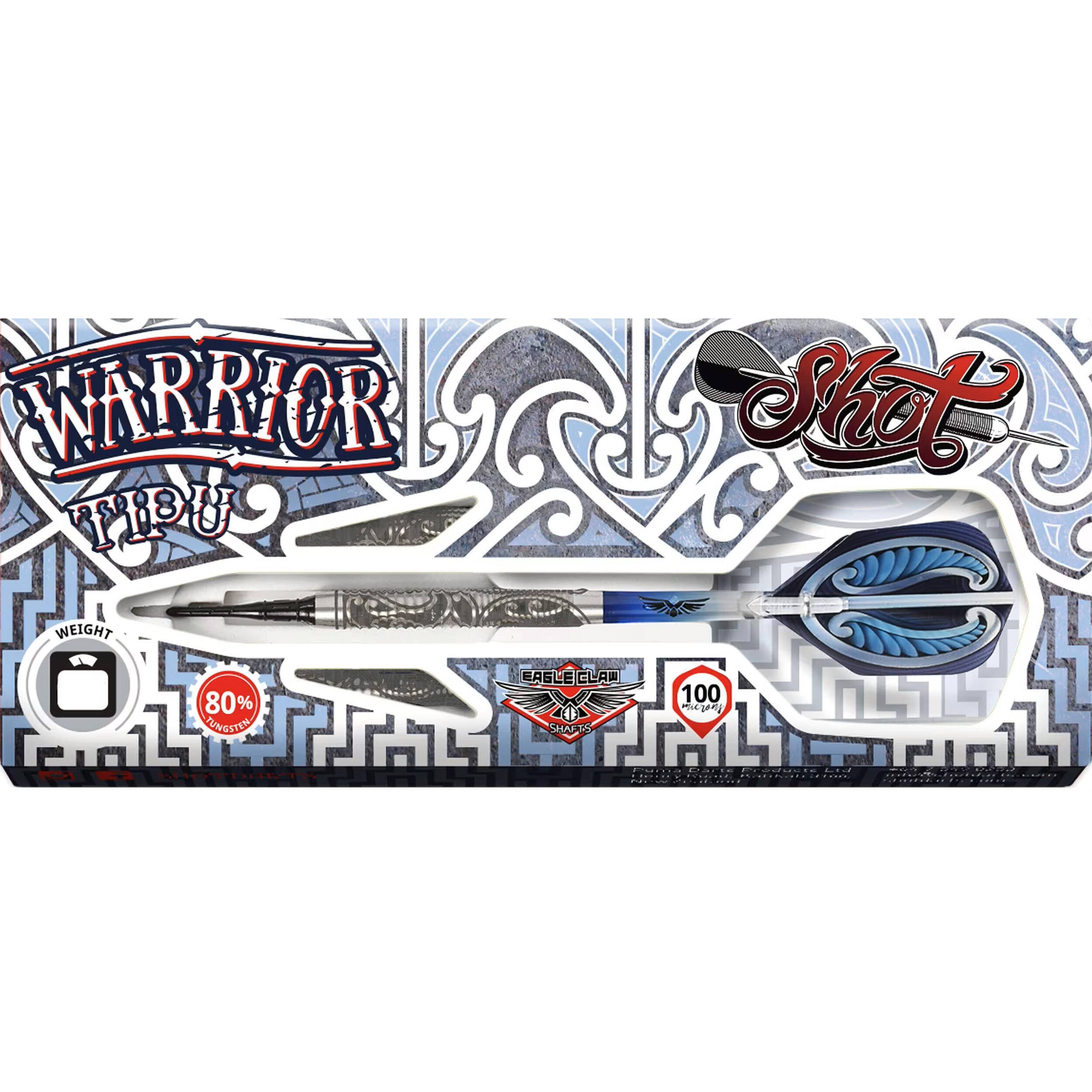 Shot-Warrior-Tipu-Softdart-Verpackung Shot - Warrior Tipu - Softdart