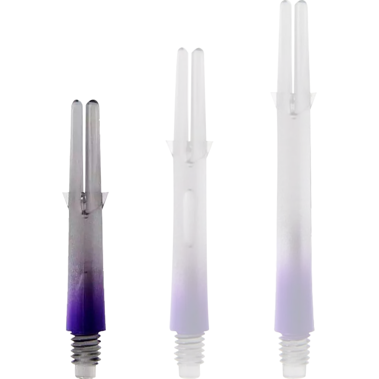 L-Style - L-Shaft Lock Straight TwoTone - Schwarz Klar Lila L-Style - L-Shaft Lock Straight TwoTone - Schwarz Klar Lila