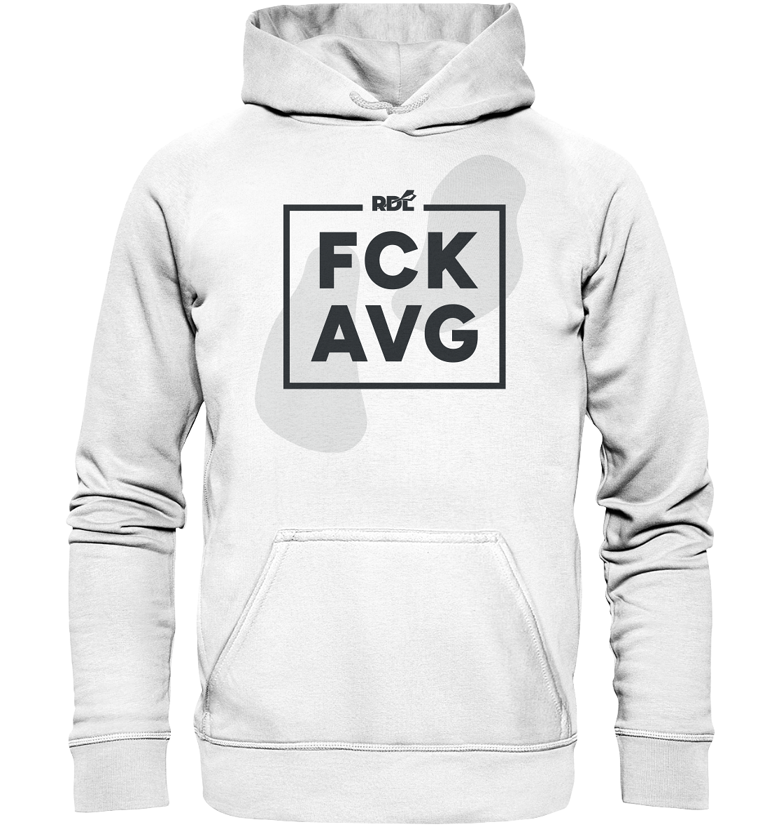 DartSturm - RDL FCK AVG Schwarz - Basic Unisex Hoodie