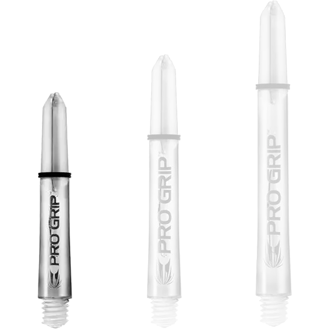 Target - Pro Grip Vision Shaft 3er Set - Transparent Target - Pro Grip Vision Shaft 3er Set - Transparent
