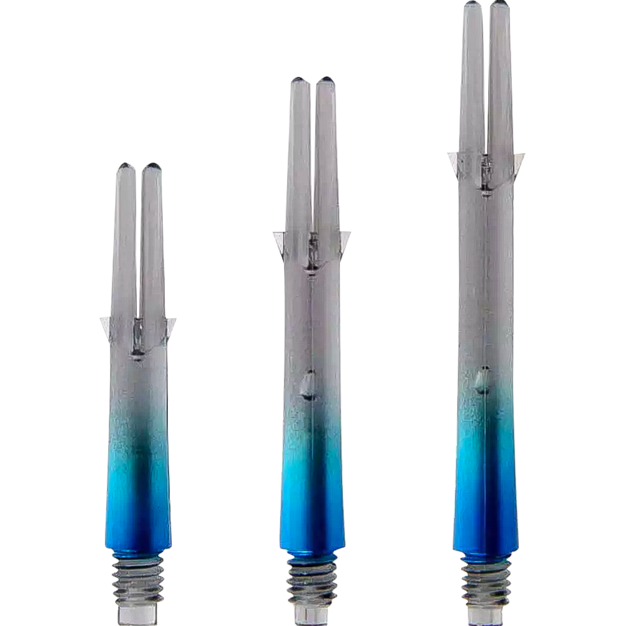 L-Style - L-Shaft Lock Straight TwoTone - Schwarz Klar Blau L-Style - L-Shaft Lock Straight TwoTone - Schwarz Klar Blau